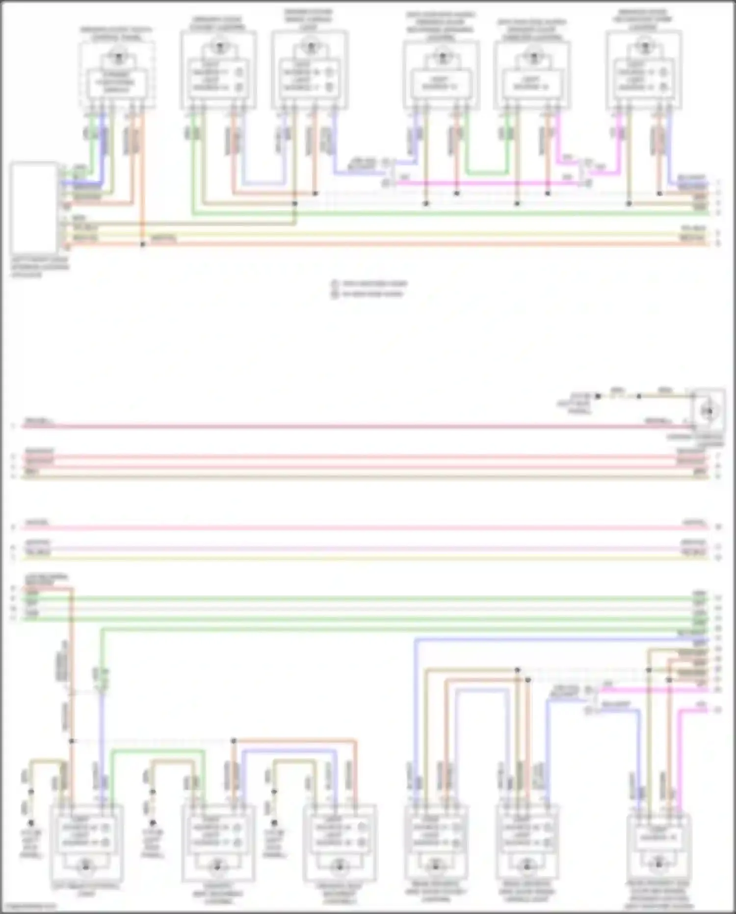 Wiring diagram w/ high end audio for BMW 7 series G70 (2022-2024) (3 of 4)