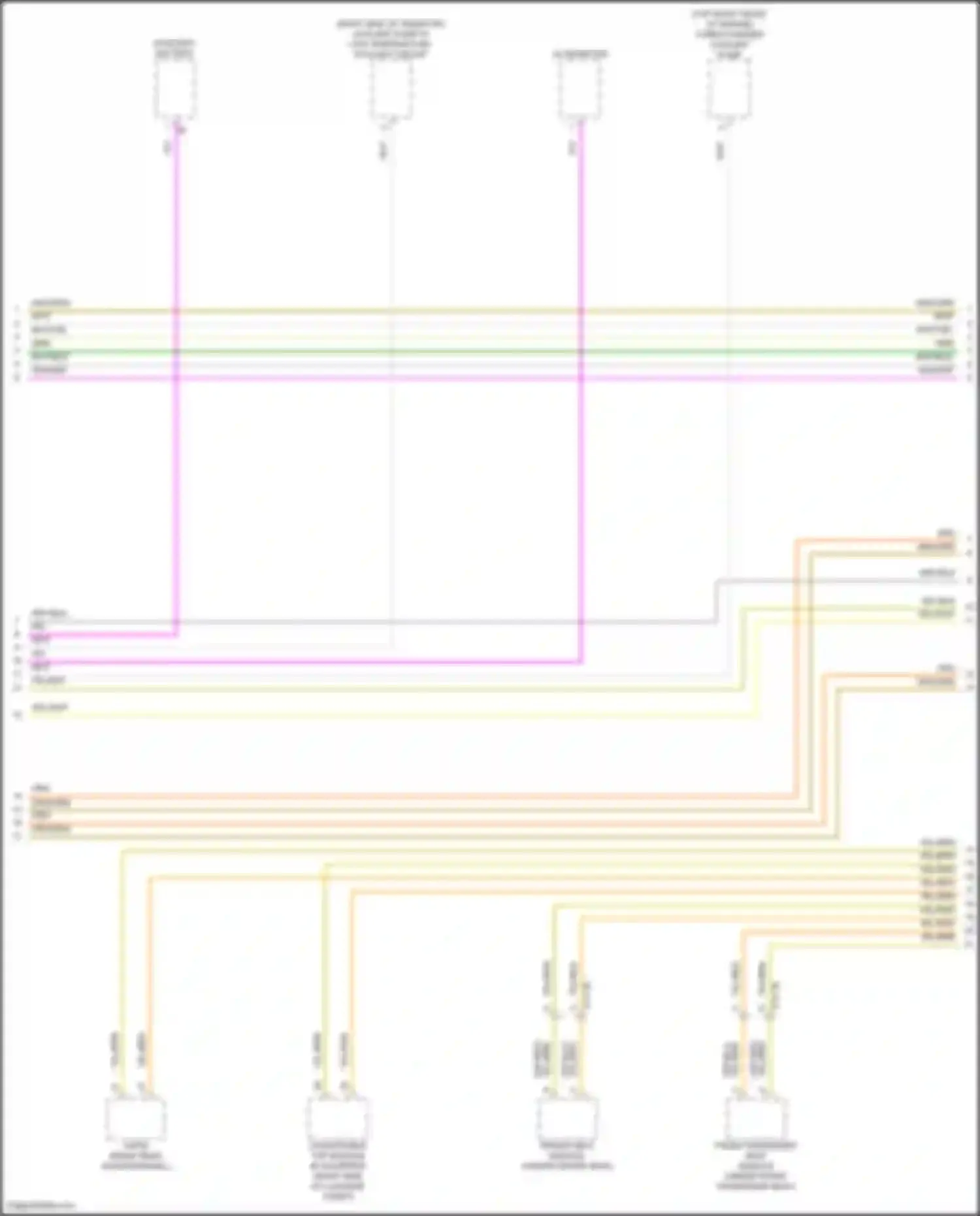 8 series Gran Coupe BMW G16 facelift (2022-2024): High/low bus circuit (4 of 8)