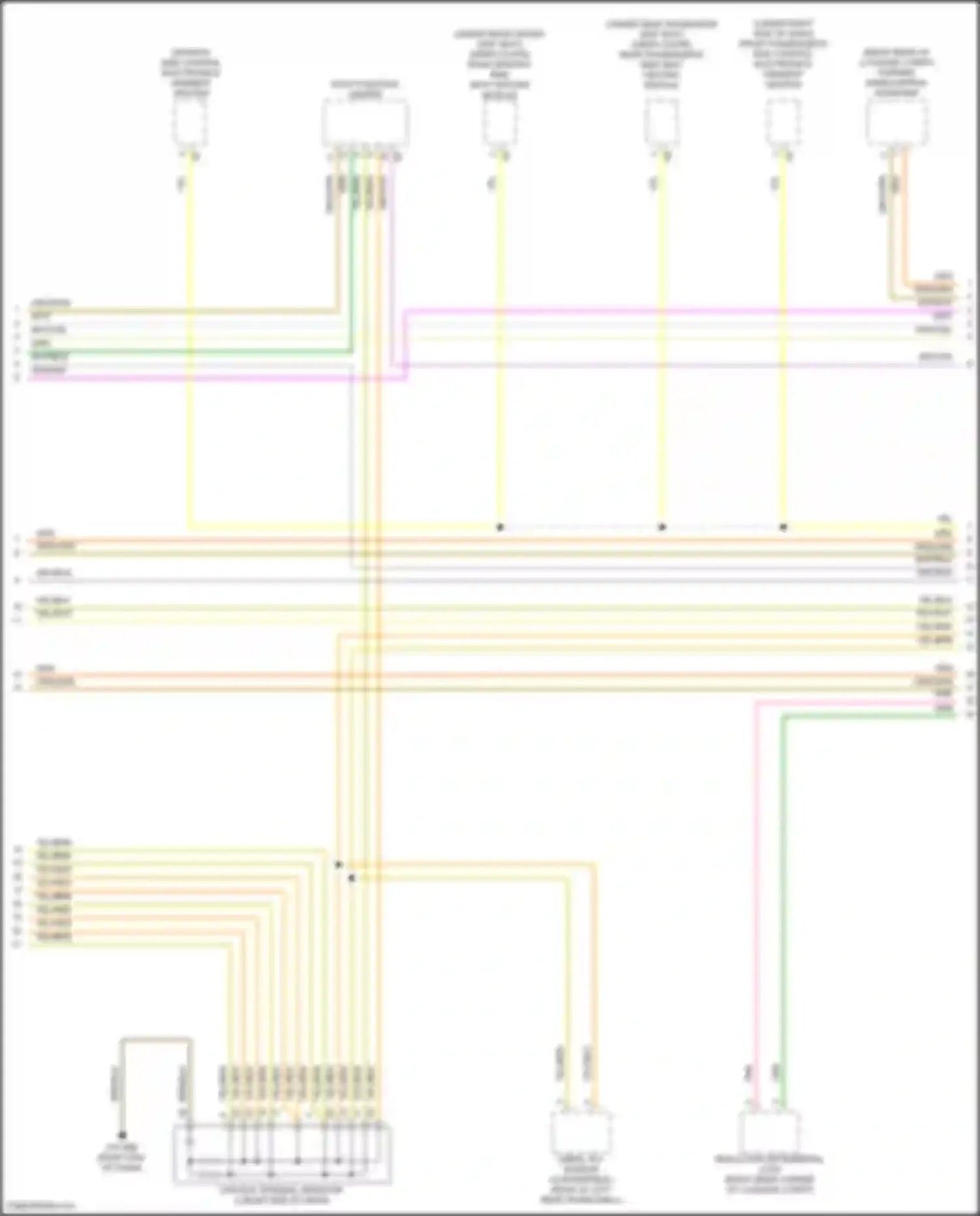 8 series Gran Coupe BMW G16 facelift (2022-2024): High/low bus circuit (5 of 8)