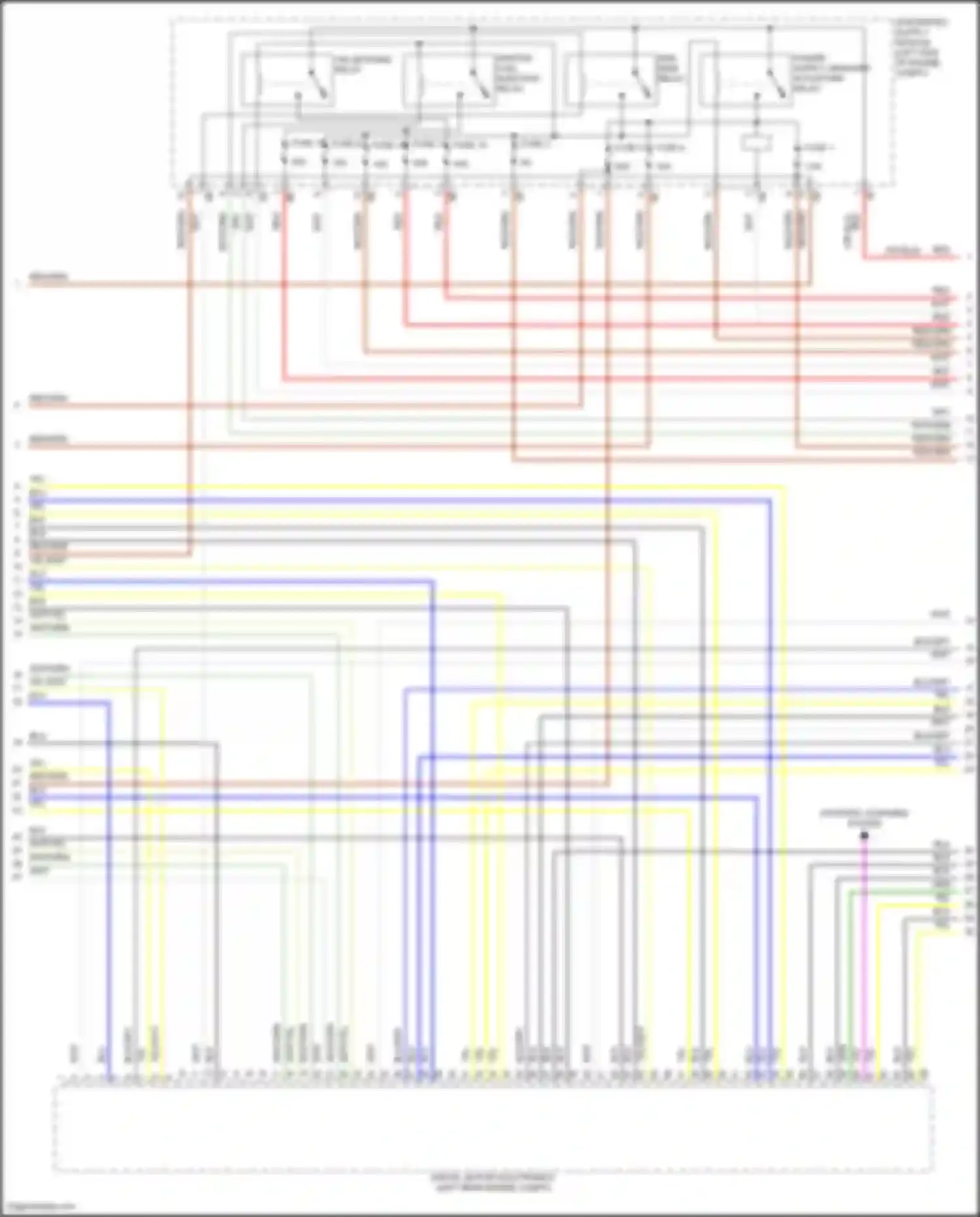 8 series Gran Coupe BMW G16 facelift (2022-2024): Wiring diagram engine performance 3.0l turbo (3 of 6)