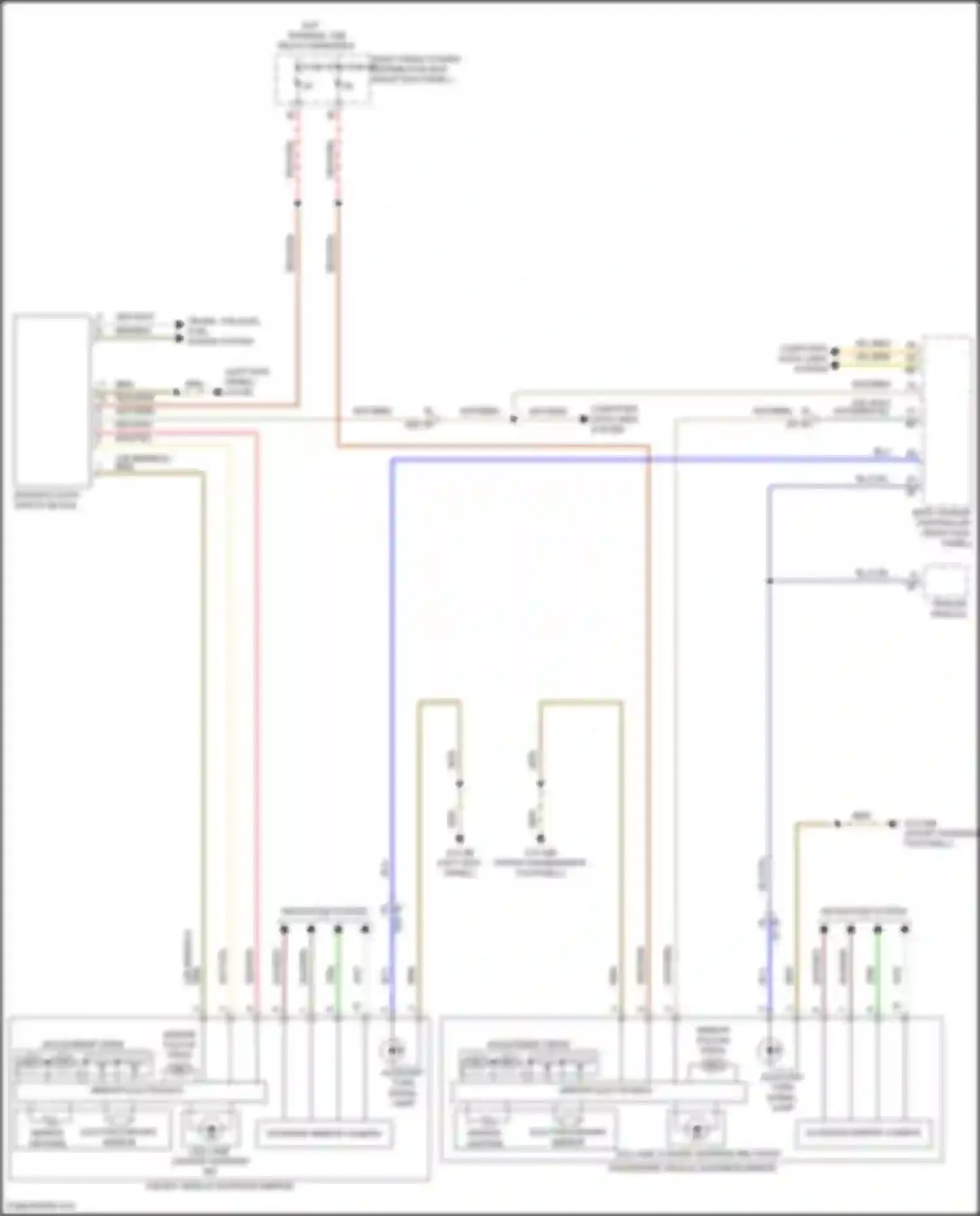 8 series Gran Coupe BMW G16 facelift (2022-2024): Memory mirrors circuit