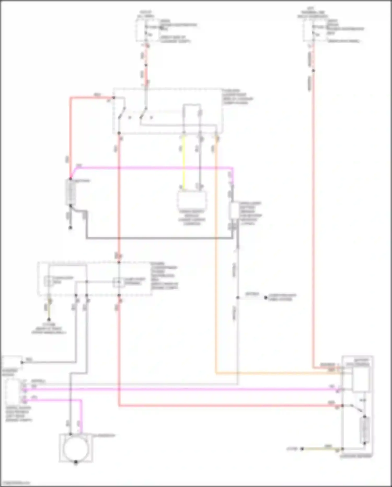 8 series Gran Coupe BMW G16 facelift (2022-2024): Charging circuit, w/ dual storage system