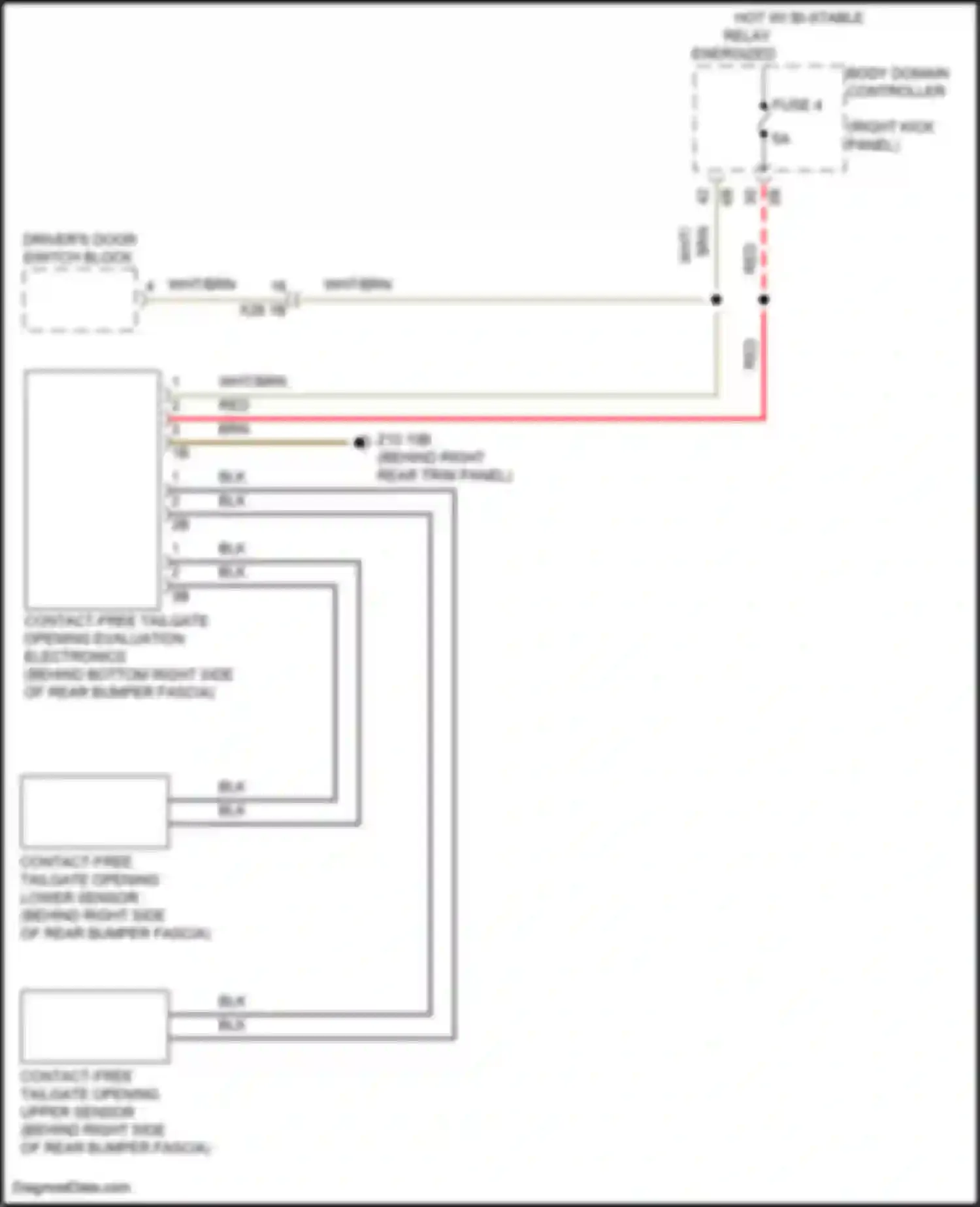 Wiring diagram body domain controller for BMW 8 series Gran Coupe G16 facelift (2022-2024) (13 of 37)