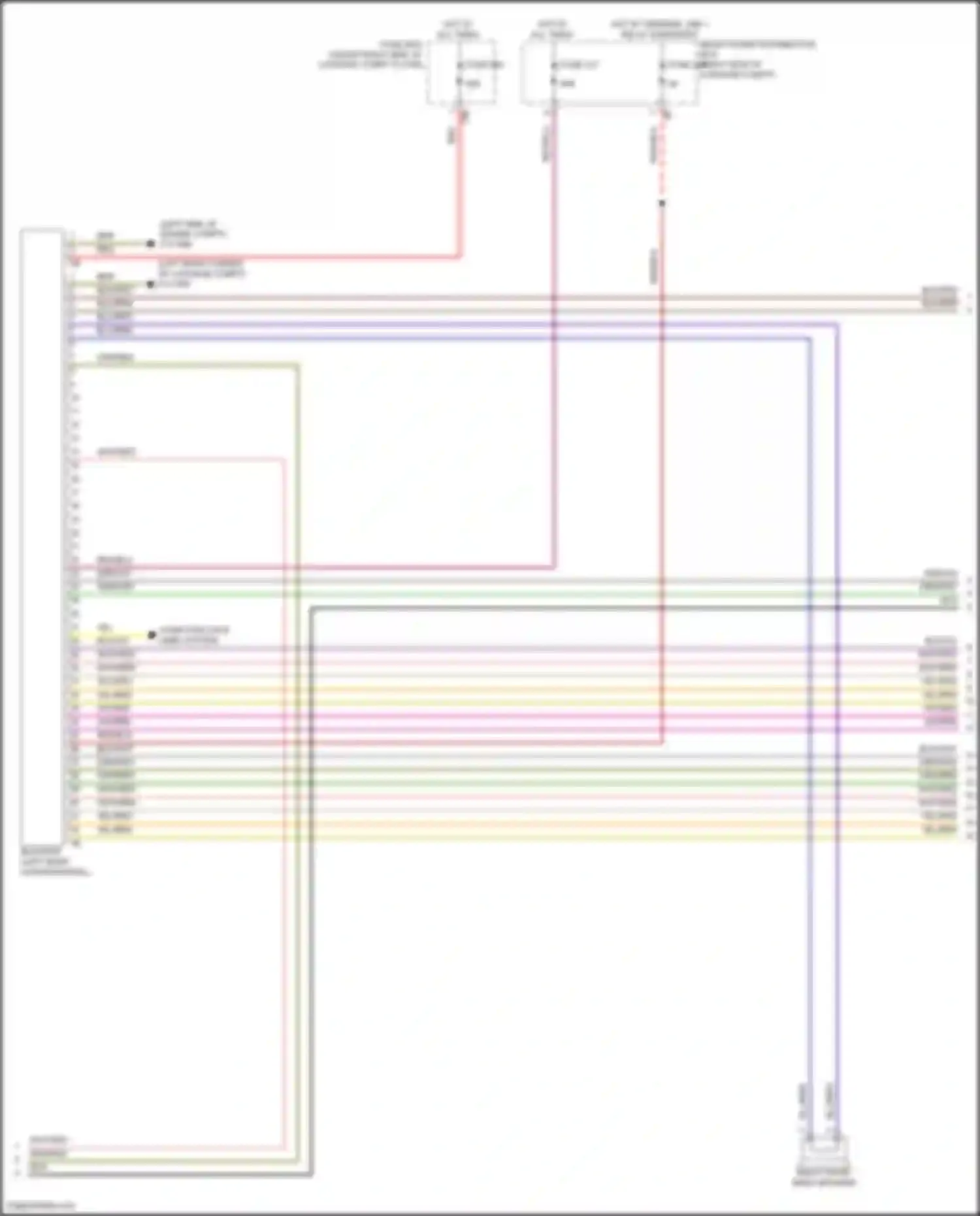 Wiring diagram computer data lines system for BMW 8 series Gran Coupe G16 facelift (2022-2024) (6 of 83)