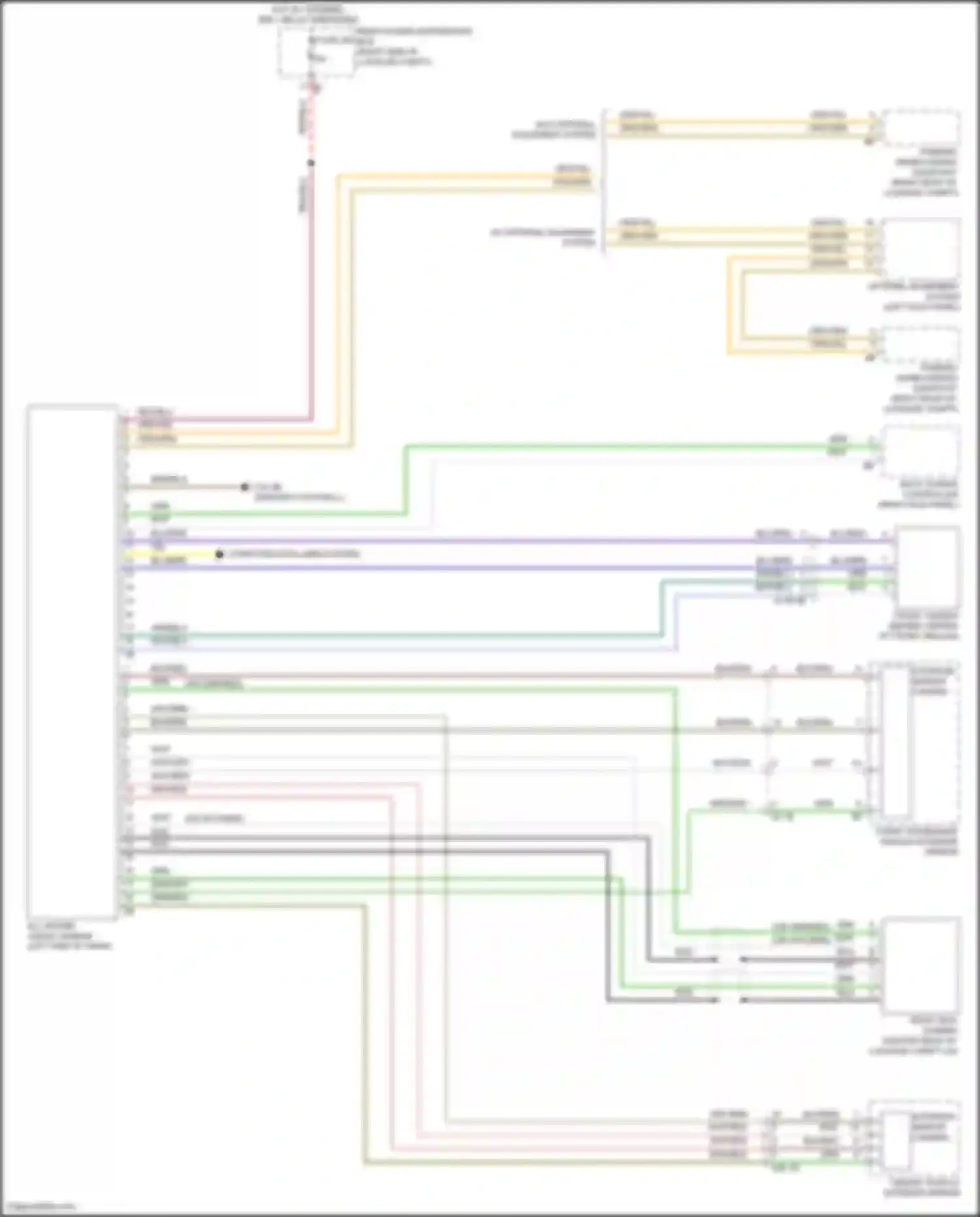 Wiring diagram computer data lines system for BMW 8 series Gran Coupe G16 facelift (2022-2024) (11 of 83)