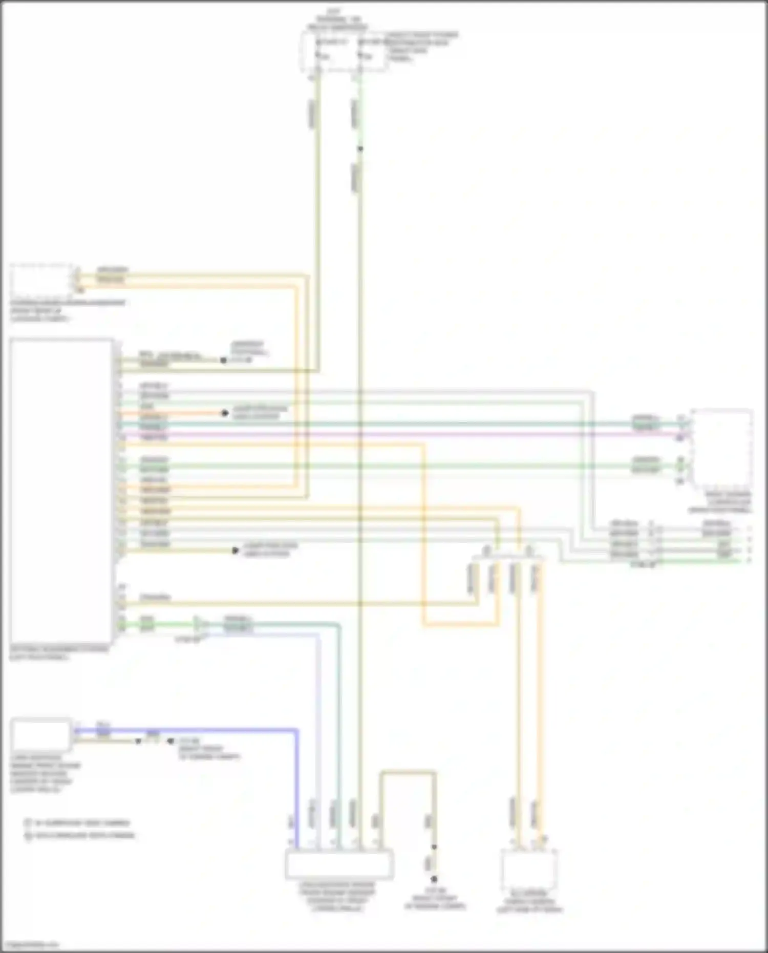 Wiring diagram computer data lines system for BMW 8 series Gran Coupe G16 facelift (2022-2024) (12 of 83)