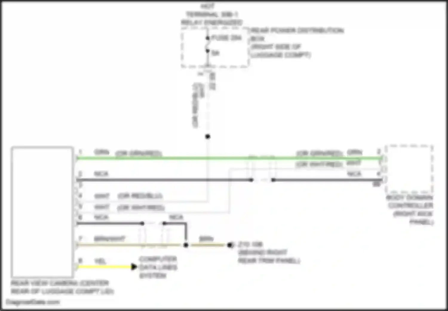Wiring diagram computer data lines system for BMW 8 series Gran Coupe G16 facelift (2022-2024) (10 of 83)