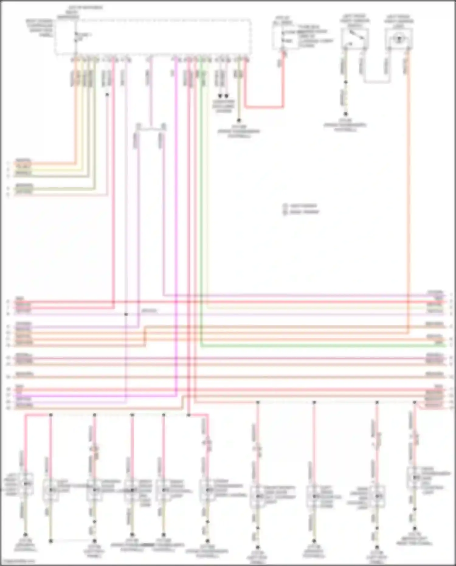 Wiring diagram computer data lines system for BMW 8 series Gran Coupe G16 facelift (2022-2024) (36 of 83)