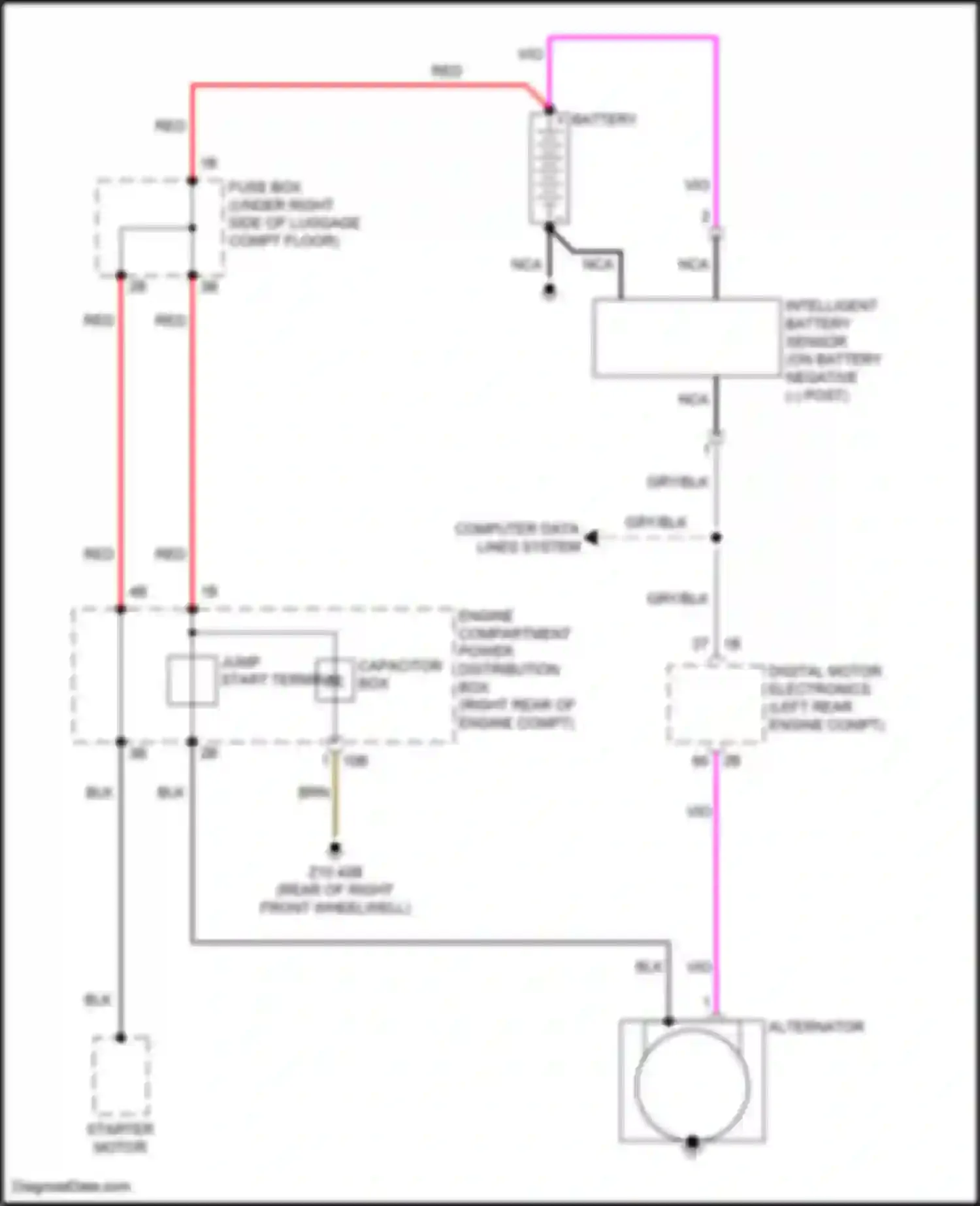 Wiring diagram computer data lines system for BMW 8 series Gran Coupe G16 facelift (2022-2024) (65 of 83)