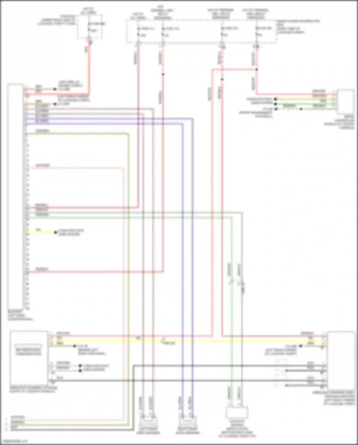 Wiring diagram computer data lines system for BMW 8 series Gran Coupe G16 facelift (2022-2024) (7 of 83)