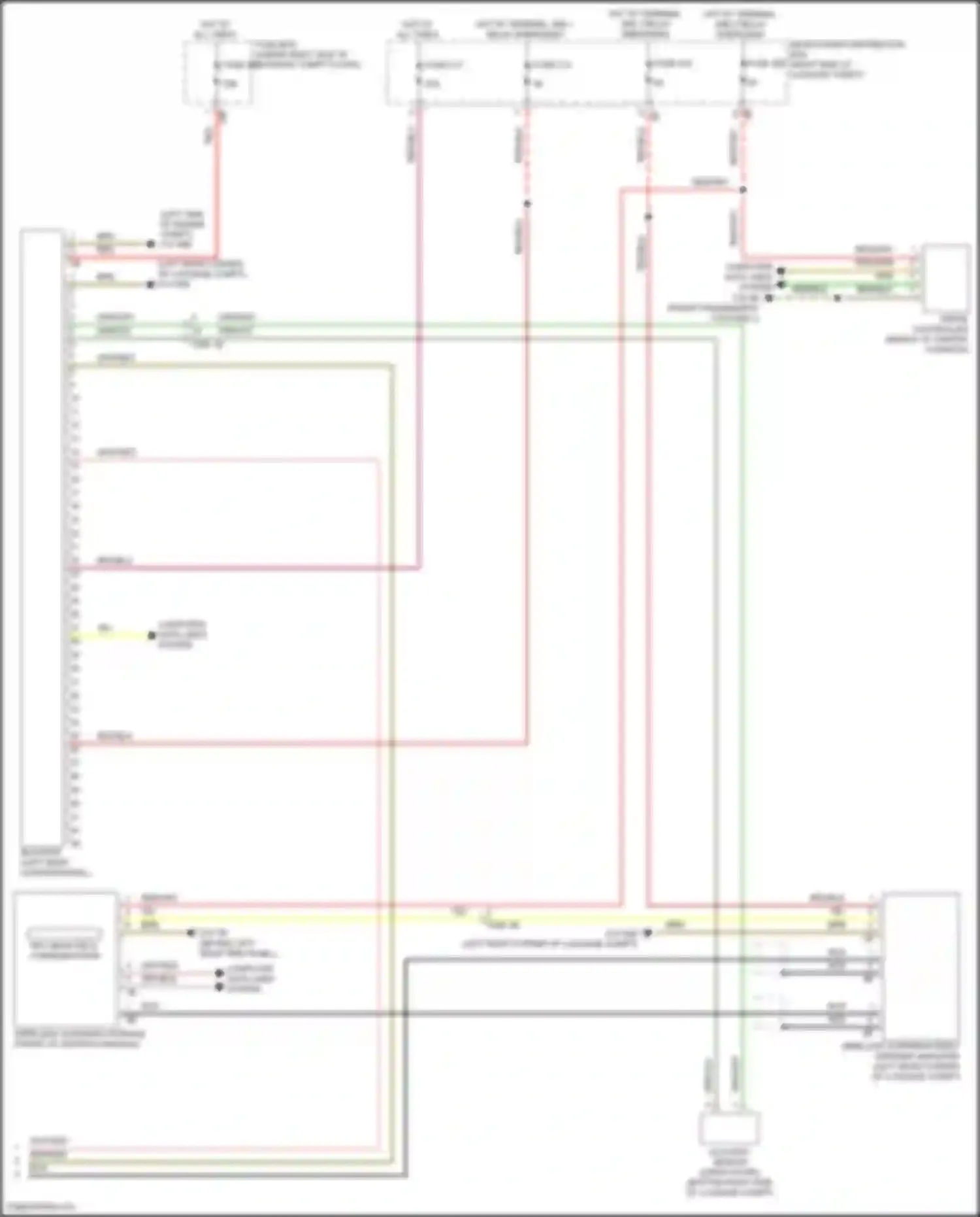 Wiring diagram computer data lines system for BMW 8 series Gran Coupe G16 facelift (2022-2024) (5 of 83)