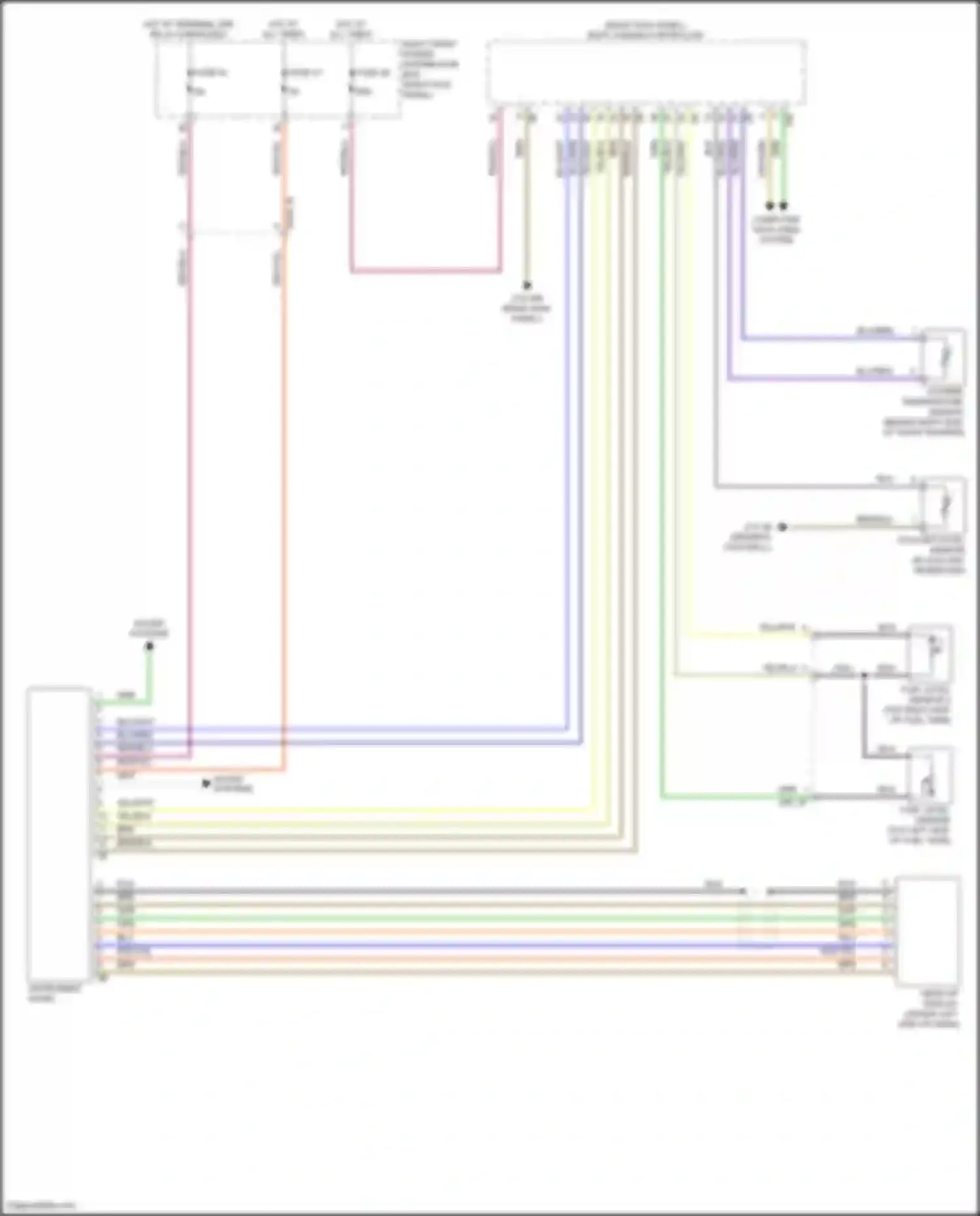 Wiring diagram computer data lines system for BMW 8 series Gran Coupe G16 facelift (2022-2024) (71 of 83)