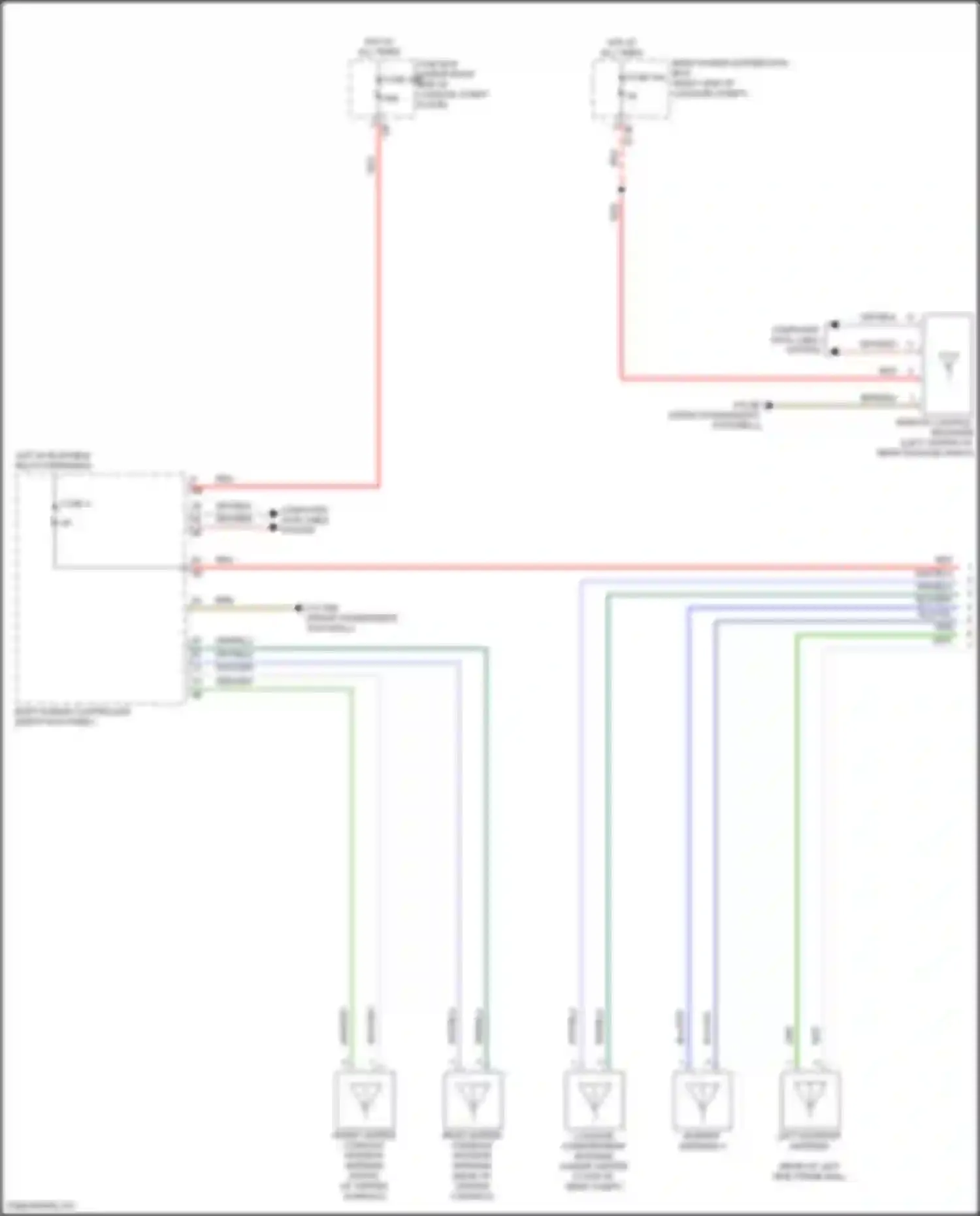 Wiring diagram computer data lines system for BMW 8 series Gran Coupe G16 facelift (2022-2024) (21 of 83)