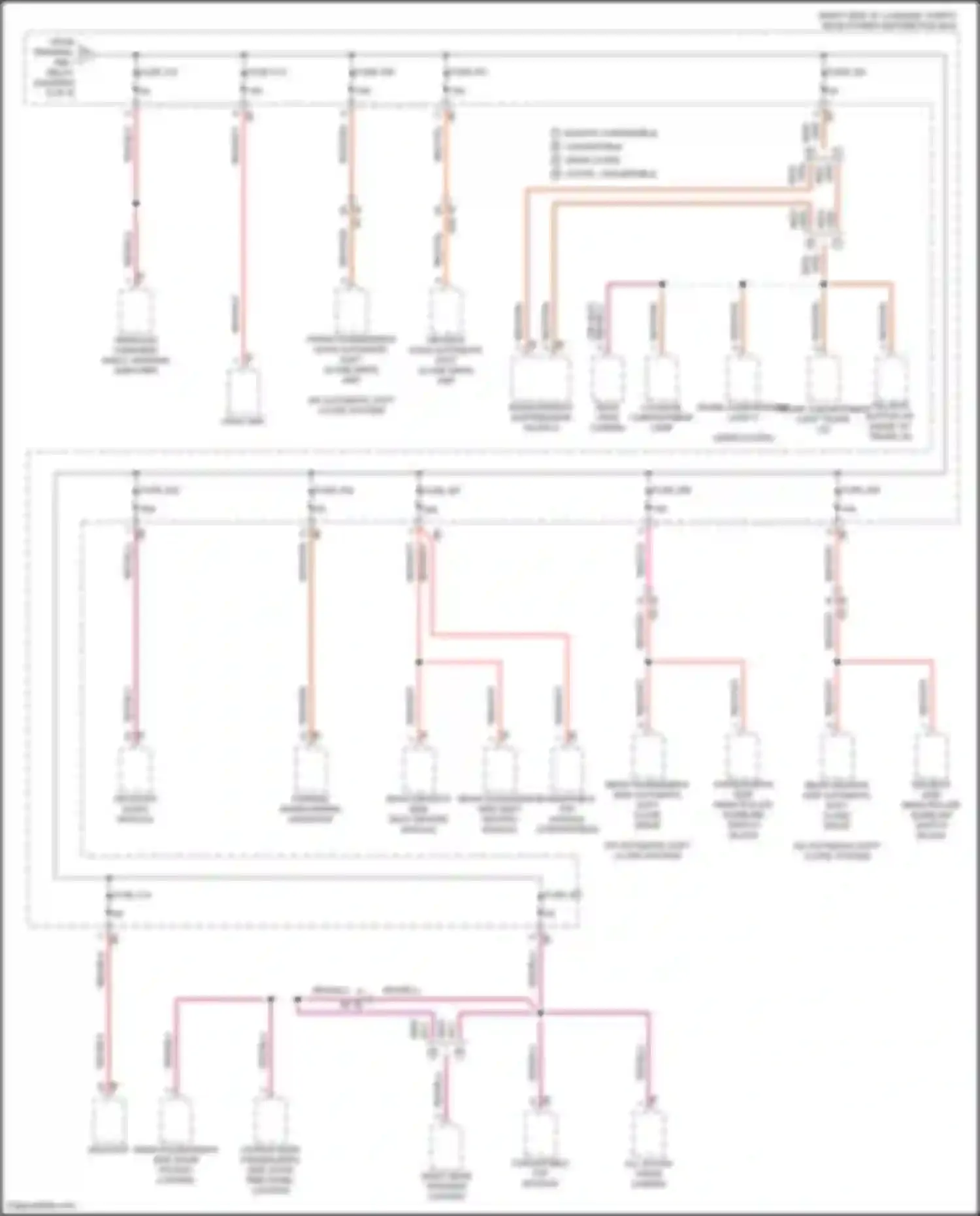 Wiring diagram front passenger's door automatic soft close drive unit for BMW 8 series Gran Coupe G16 facelift (2022-2024) (1 of 1)