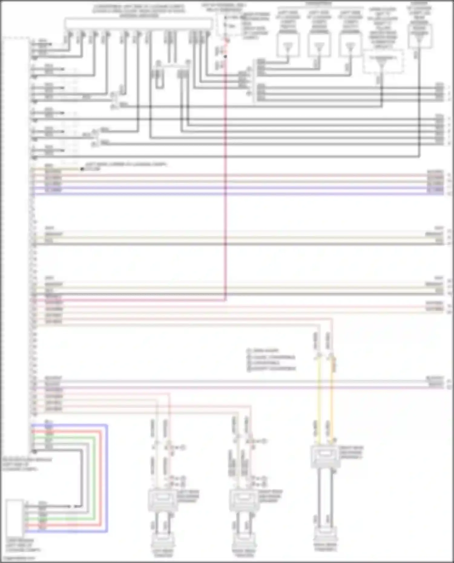 Wiring diagram heated rear window band elimination circuit 2 for BMW 8 series Gran Coupe G16 facelift (2022-2024) (3 of 7)
