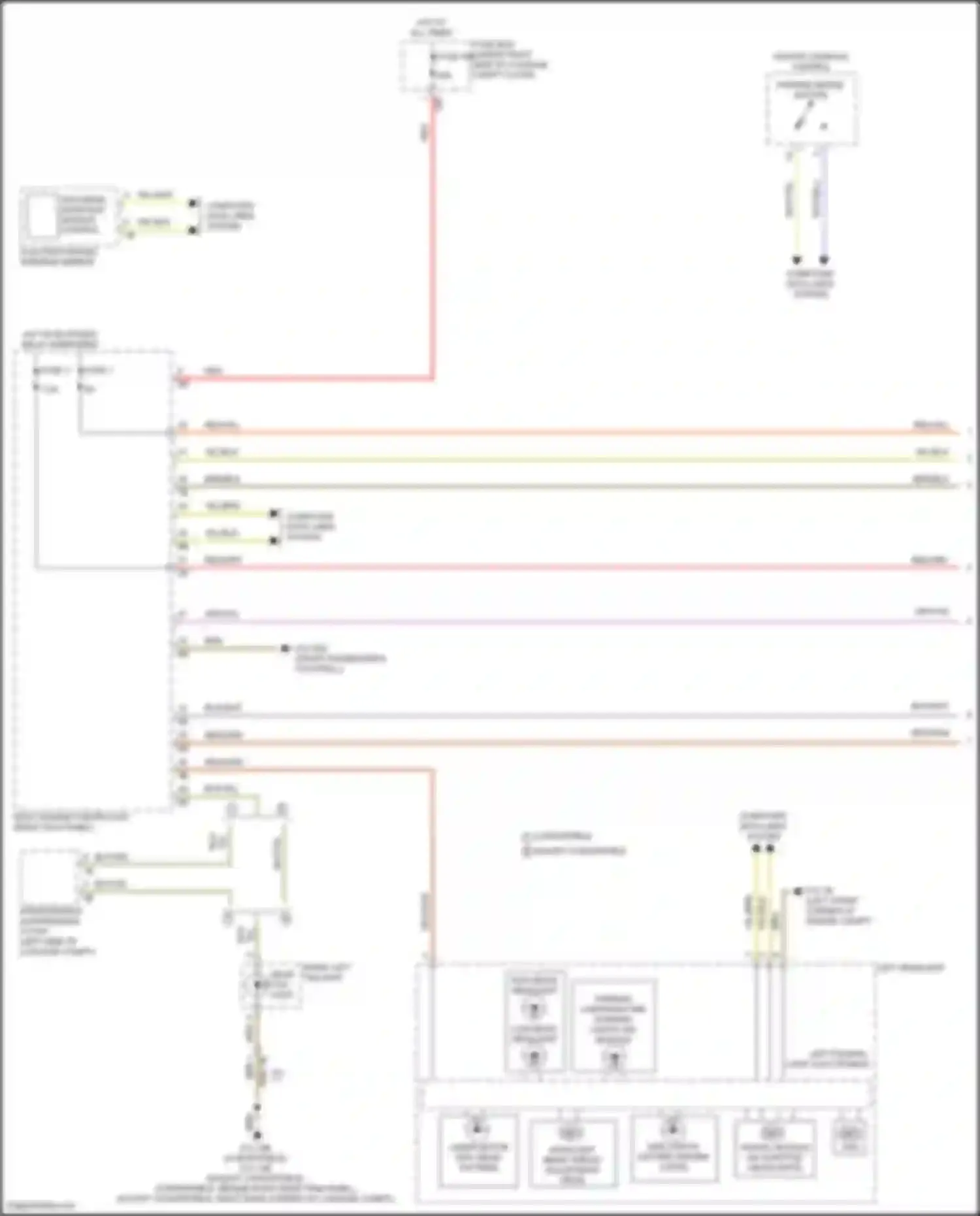 Wiring diagram high beam assistant sensor, control for BMW 8 series Gran Coupe G16 facelift (2022-2024) (1 of 2)