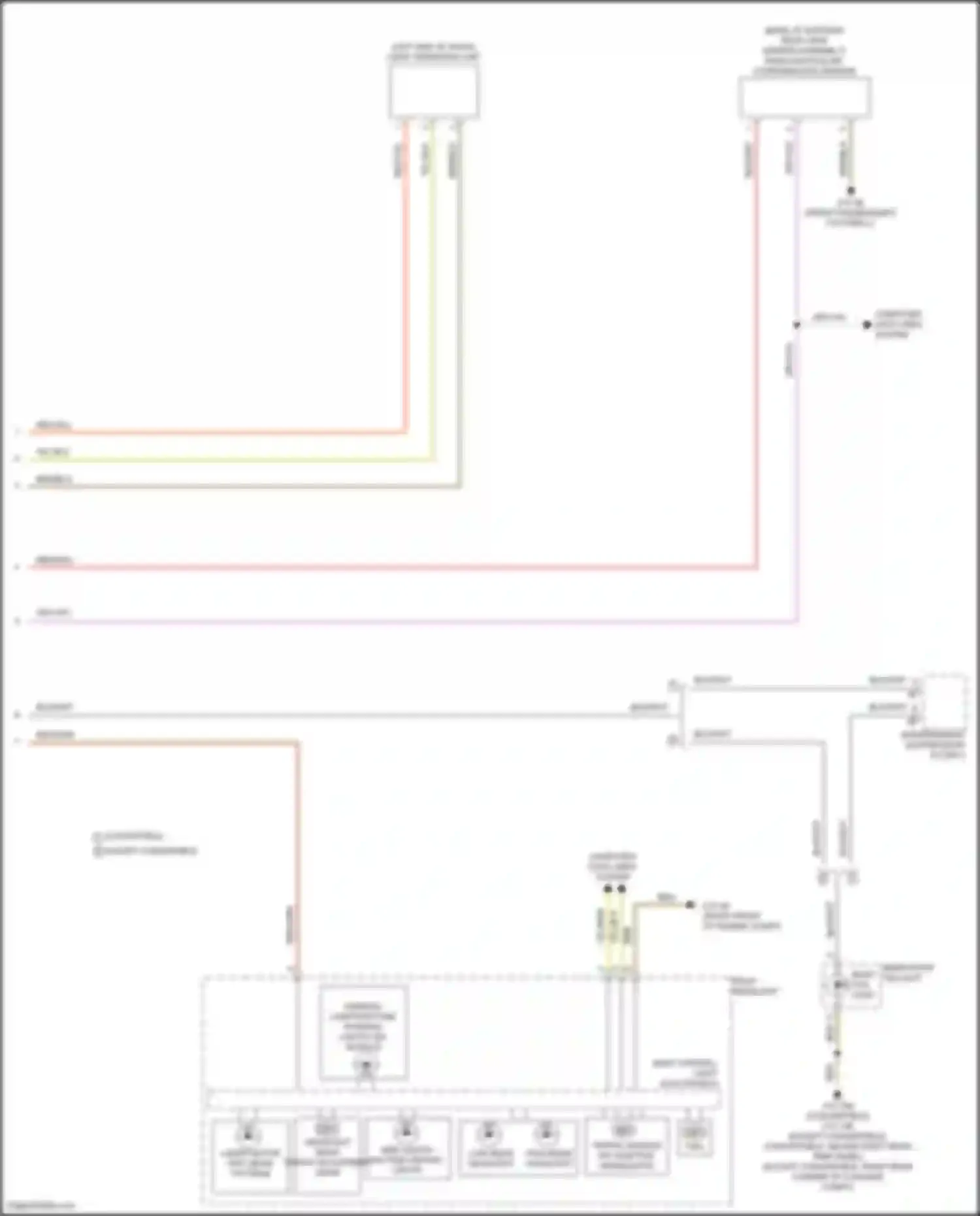 Wiring diagram inner right taillight for BMW 8 series Gran Coupe G16 facelift (2022-2024) (3 of 3)