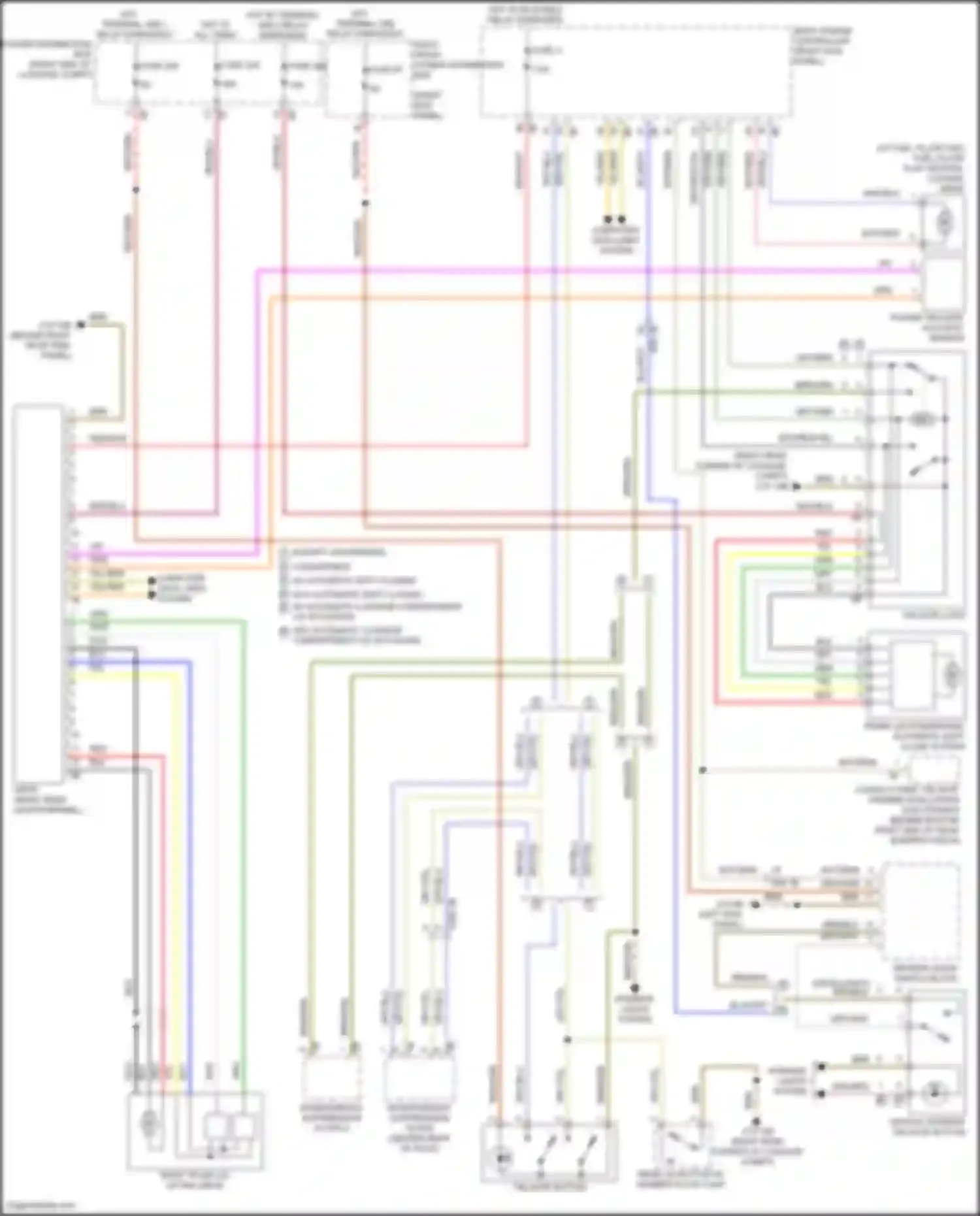 Wiring diagram interference suppression filter for BMW 8 series Gran Coupe G16 facelift (2022-2024) (6 of 6)