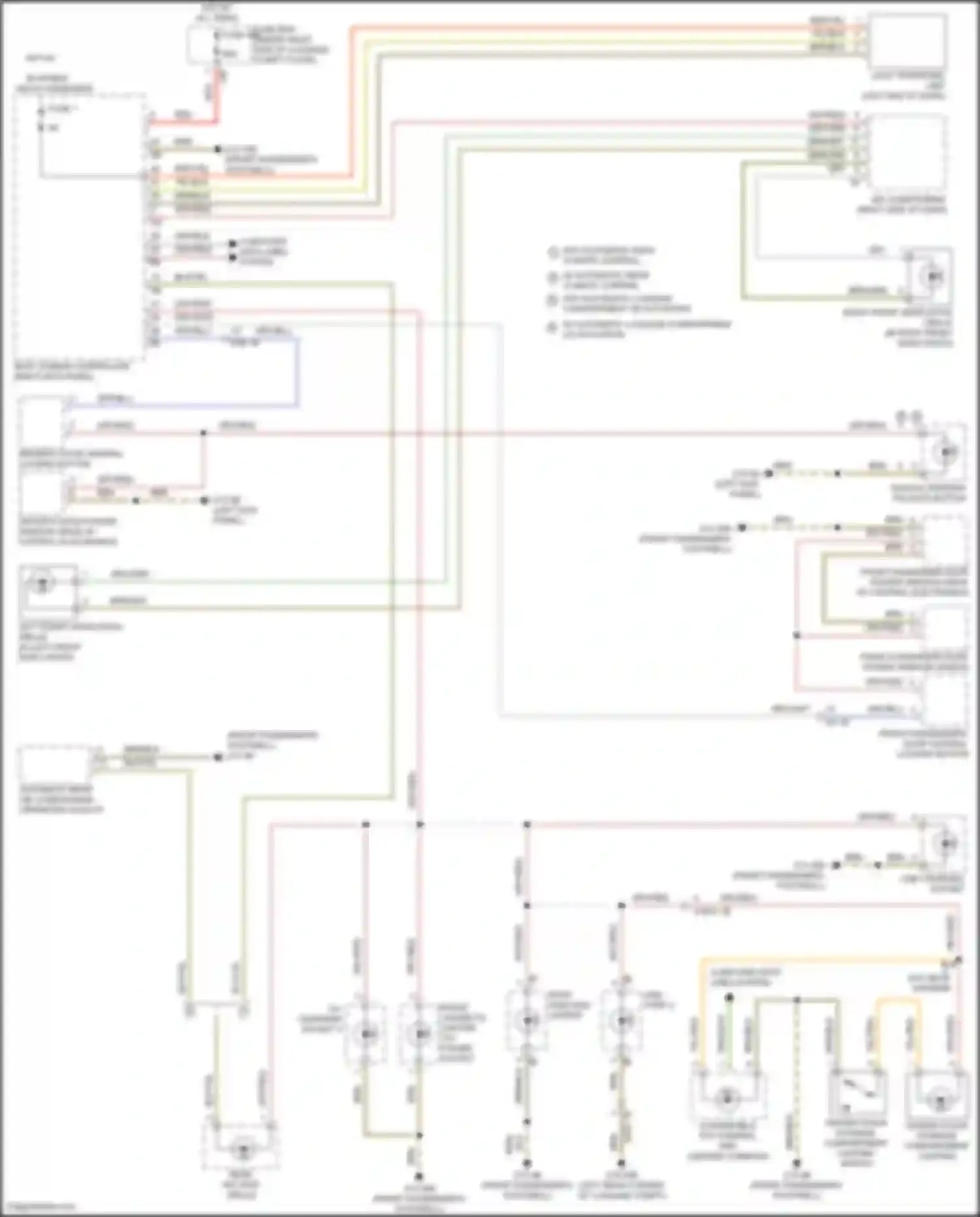 Wiring diagram light operating unit for BMW 8 series Gran Coupe G16 facelift (2022-2024) (5 of 6)
