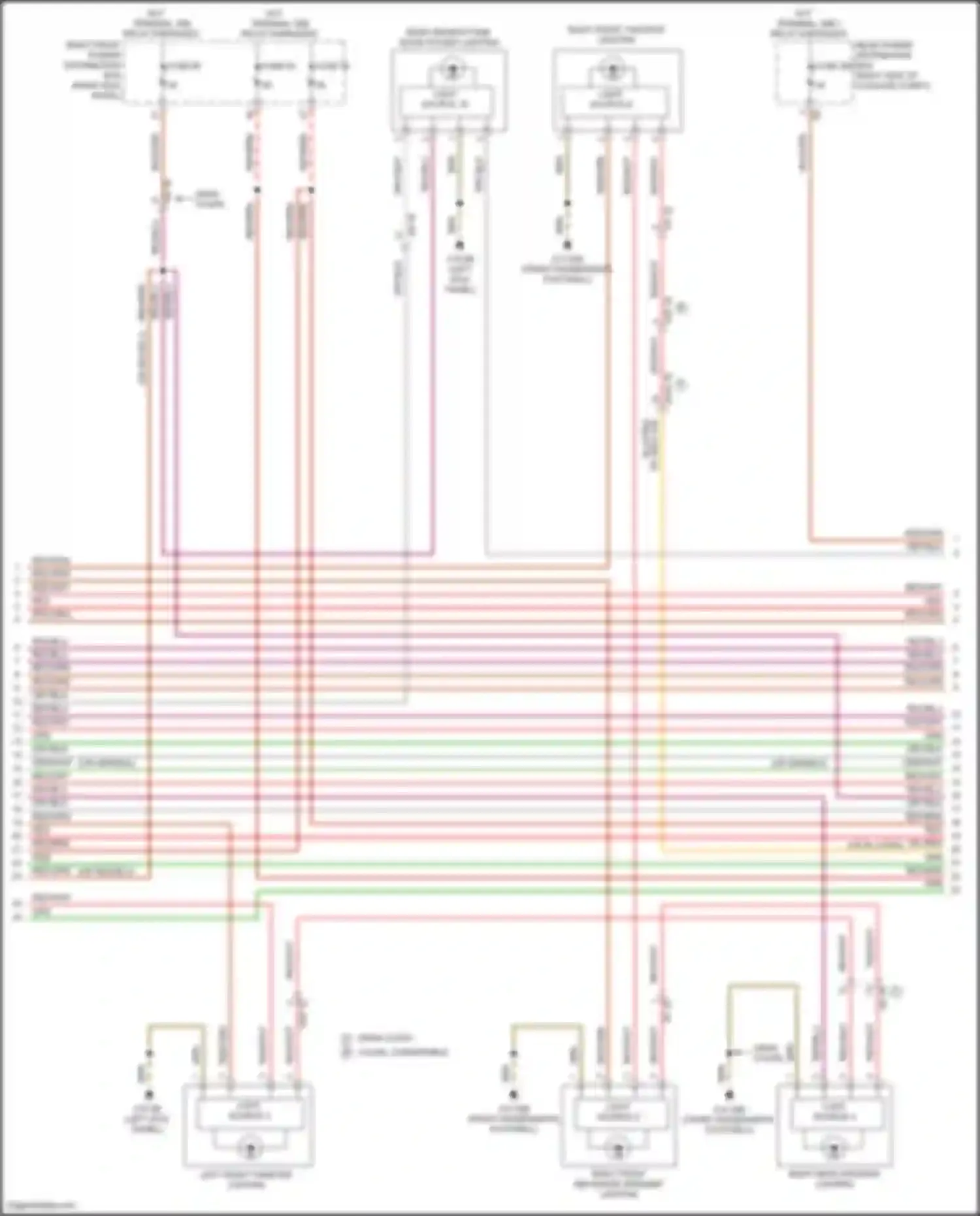 Wiring diagram light source 4 for BMW 8 series Gran Coupe G16 facelift (2022-2024) (1 of 2)