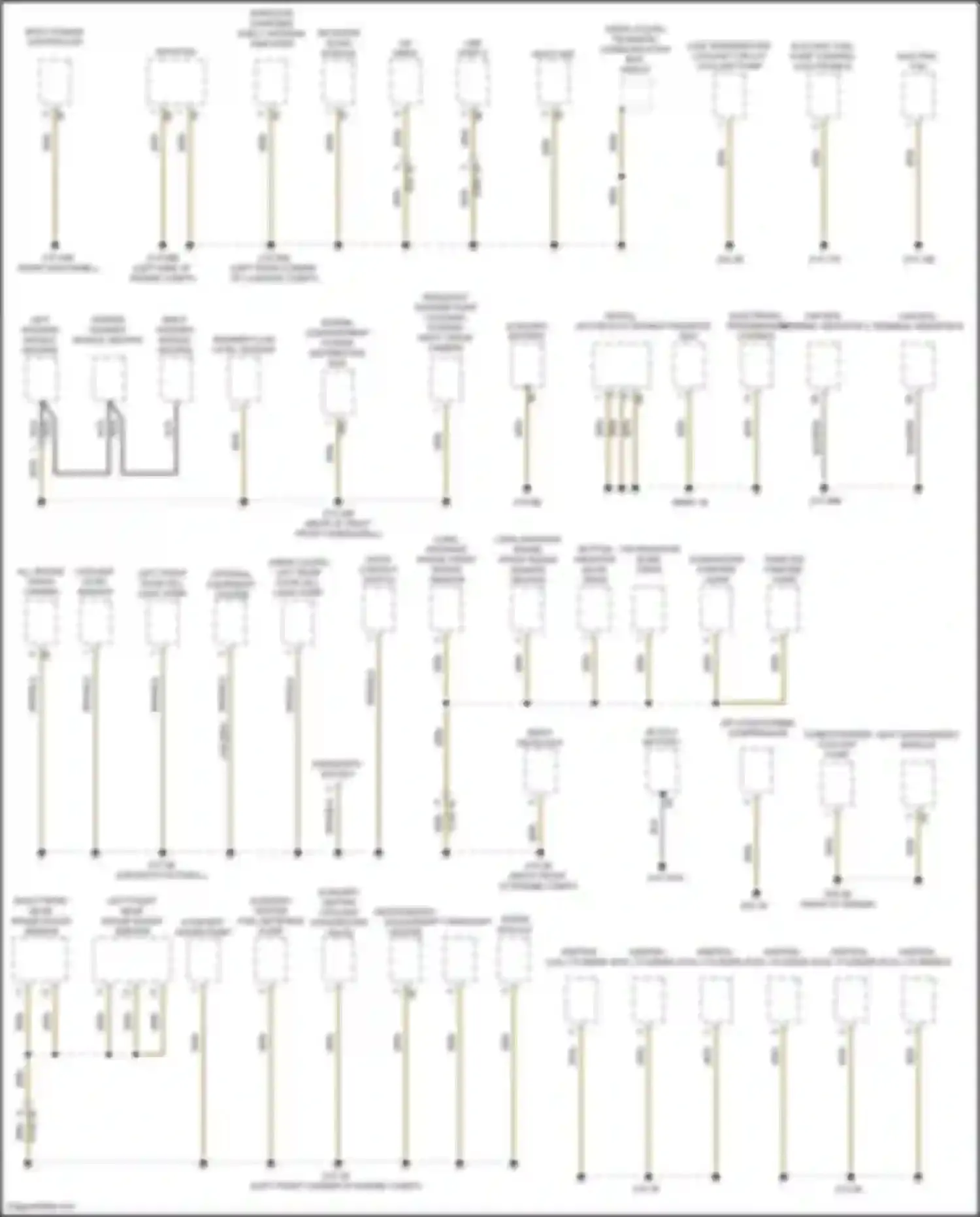 Wiring diagram long-distance range front radar sensor for BMW 8 series Gran Coupe G16 facelift (2022-2024) (3 of 5)