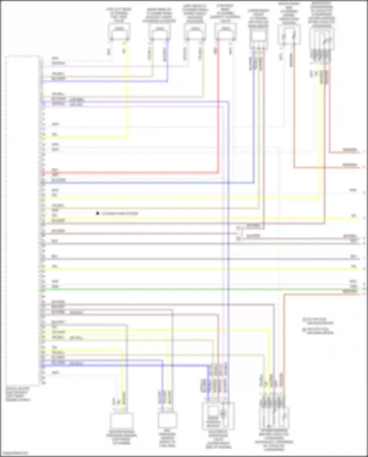 Wiring diagram oxygen sensor after catalytic converter for BMW 8 series Gran Coupe G16 facelift (2022-2024) (1 of 1)