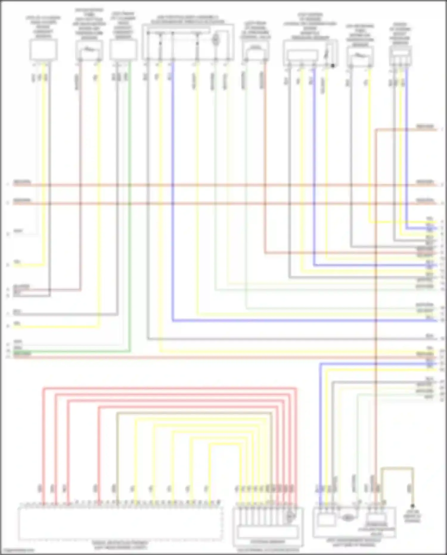 Wiring diagram position sensor for BMW 8 series Gran Coupe G16 facelift (2022-2024) (2 of 2)