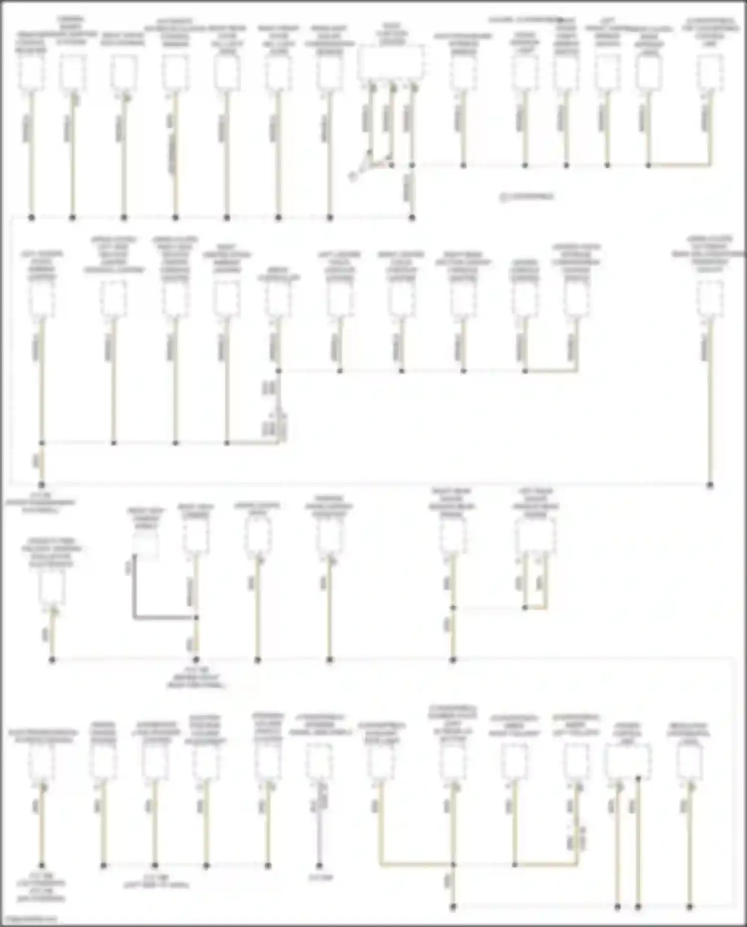 Wiring diagram right center stack ambient lighting for BMW 8 series Gran Coupe G16 facelift (2022-2024) (2 of 4)