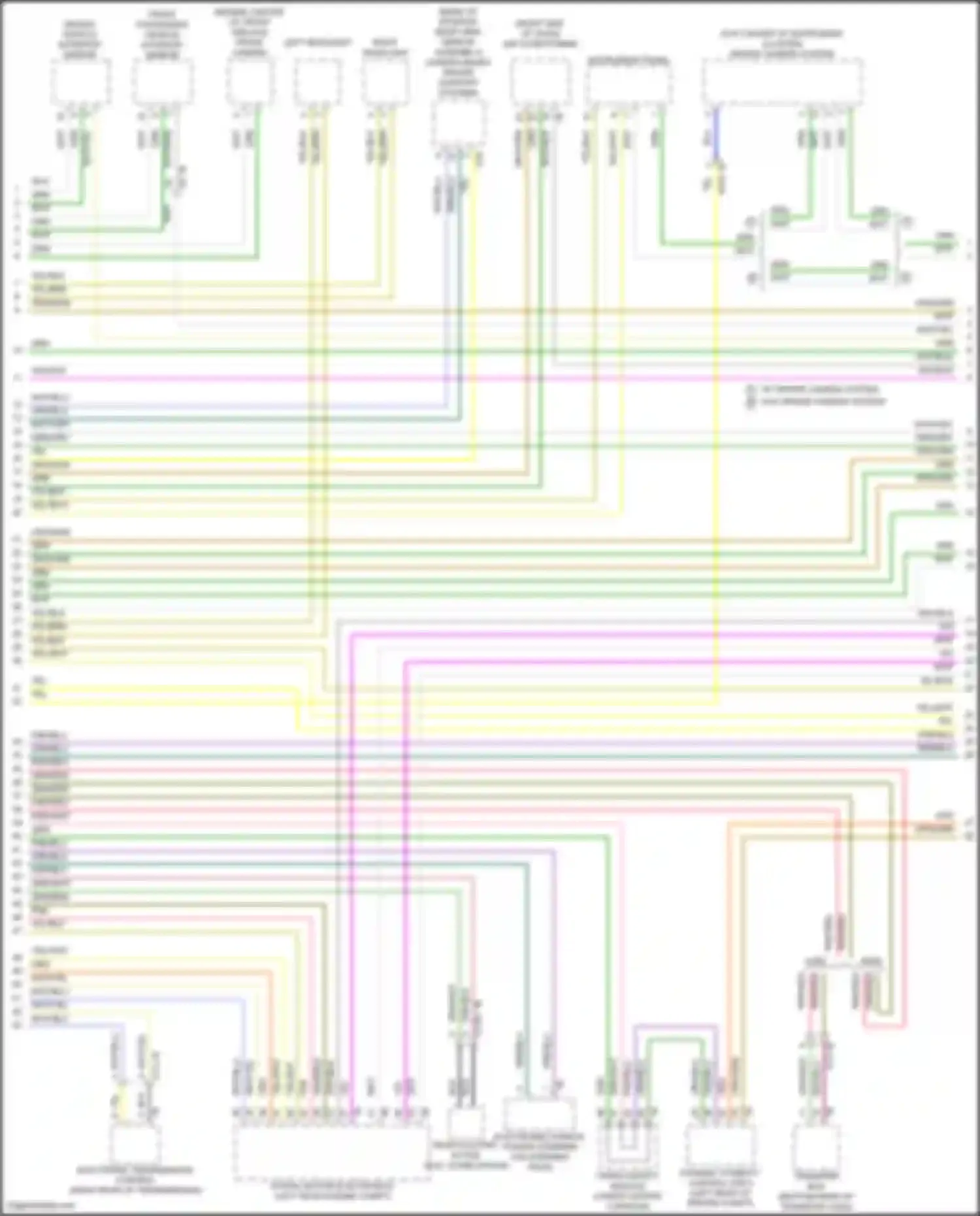 Wiring diagram w/ driver camera system w/o driver camera system for BMW 8 series Gran Coupe G16 facelift (2022-2024) (1 of 1)