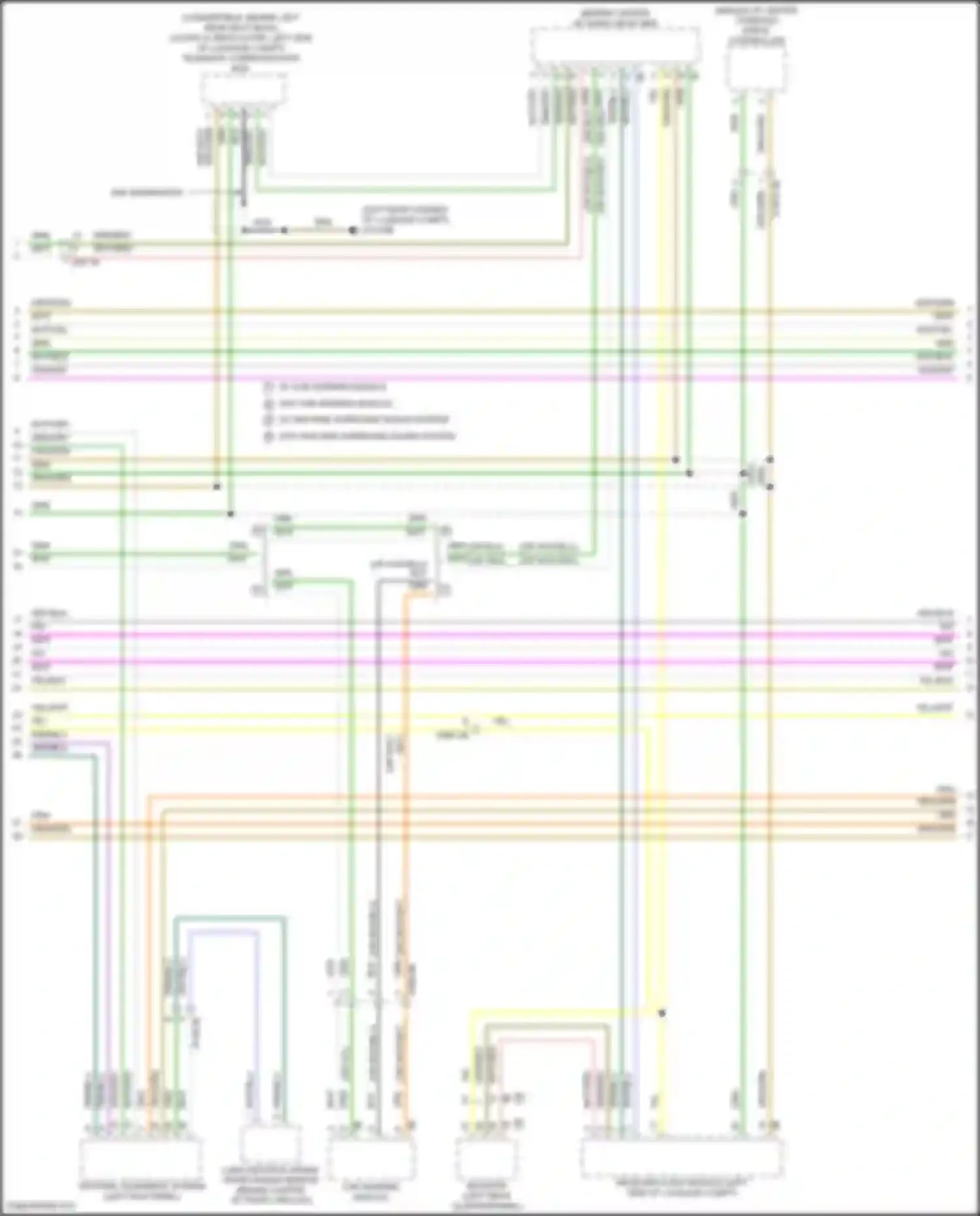 Wiring diagram w/o high end surround sound system for BMW 8 series Gran Coupe G16 facelift (2022-2024) (1 of 1)