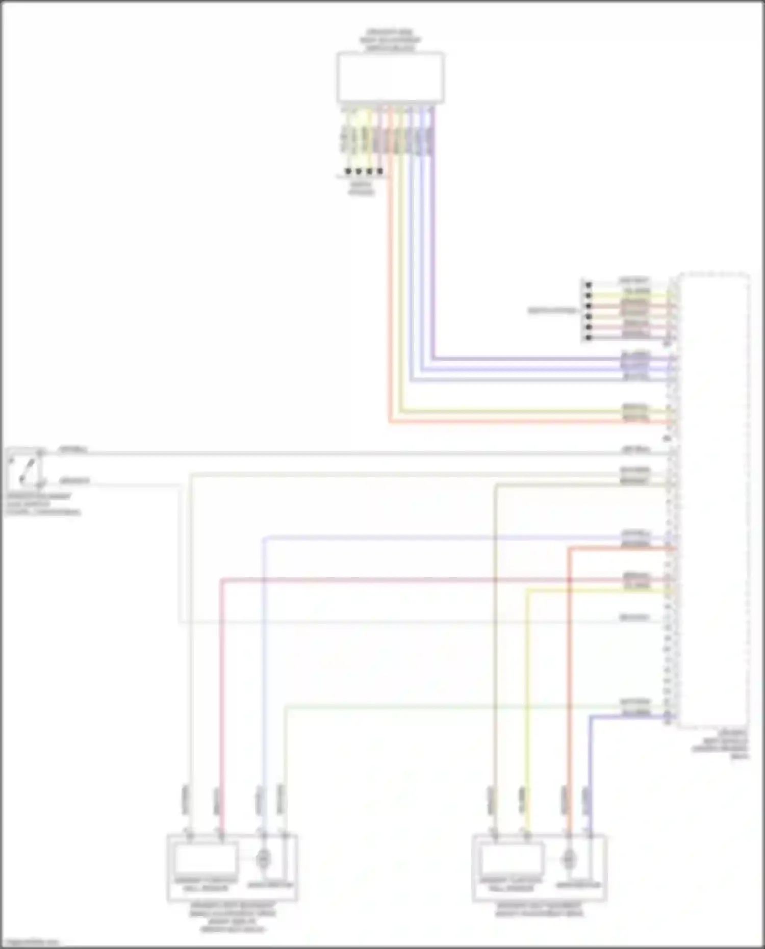 Car Wiring Diagrams for 8 series Gran Coupe BMW G16 (2018-2022): Driver"s memory seat circuit (2 of 2)