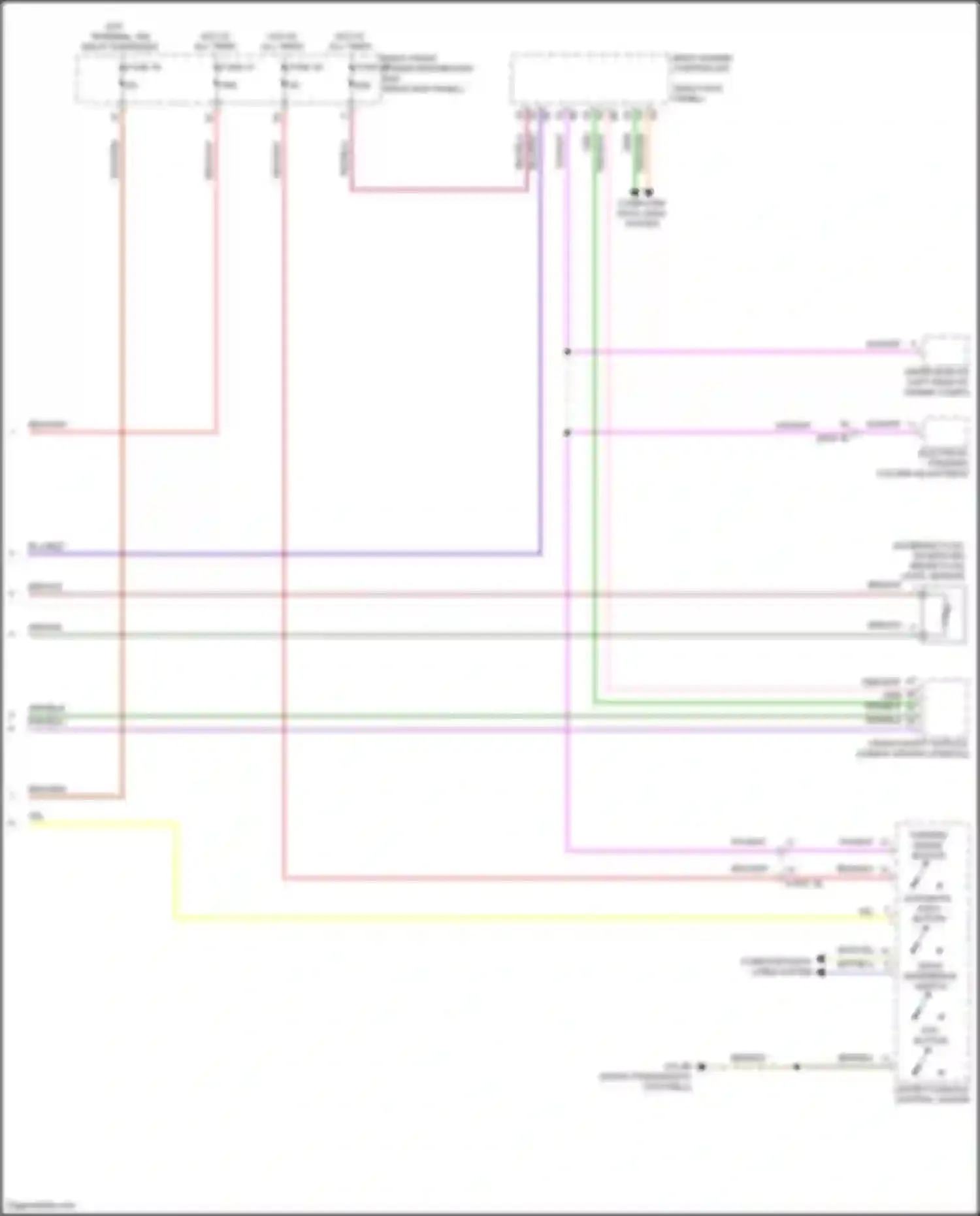 Wiring diagram brake fluid level sensor for BMW 8 series Gran Coupe G16 (2018-2022) (1 of 1)