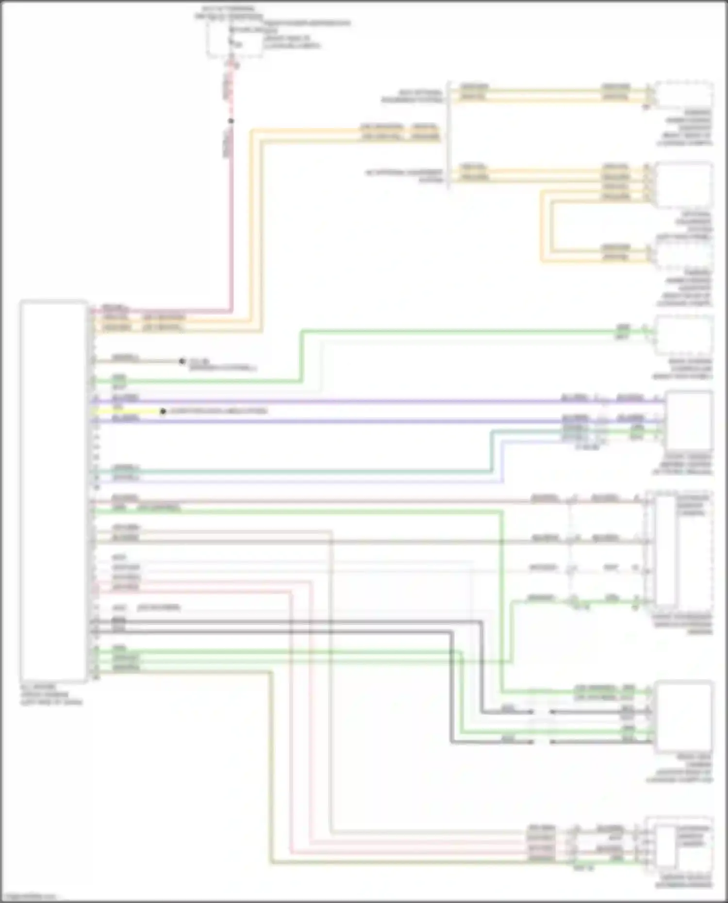 Wiring diagram computer data lines system for BMW 8 series Gran Coupe G16 (2018-2022) (41 of 82)