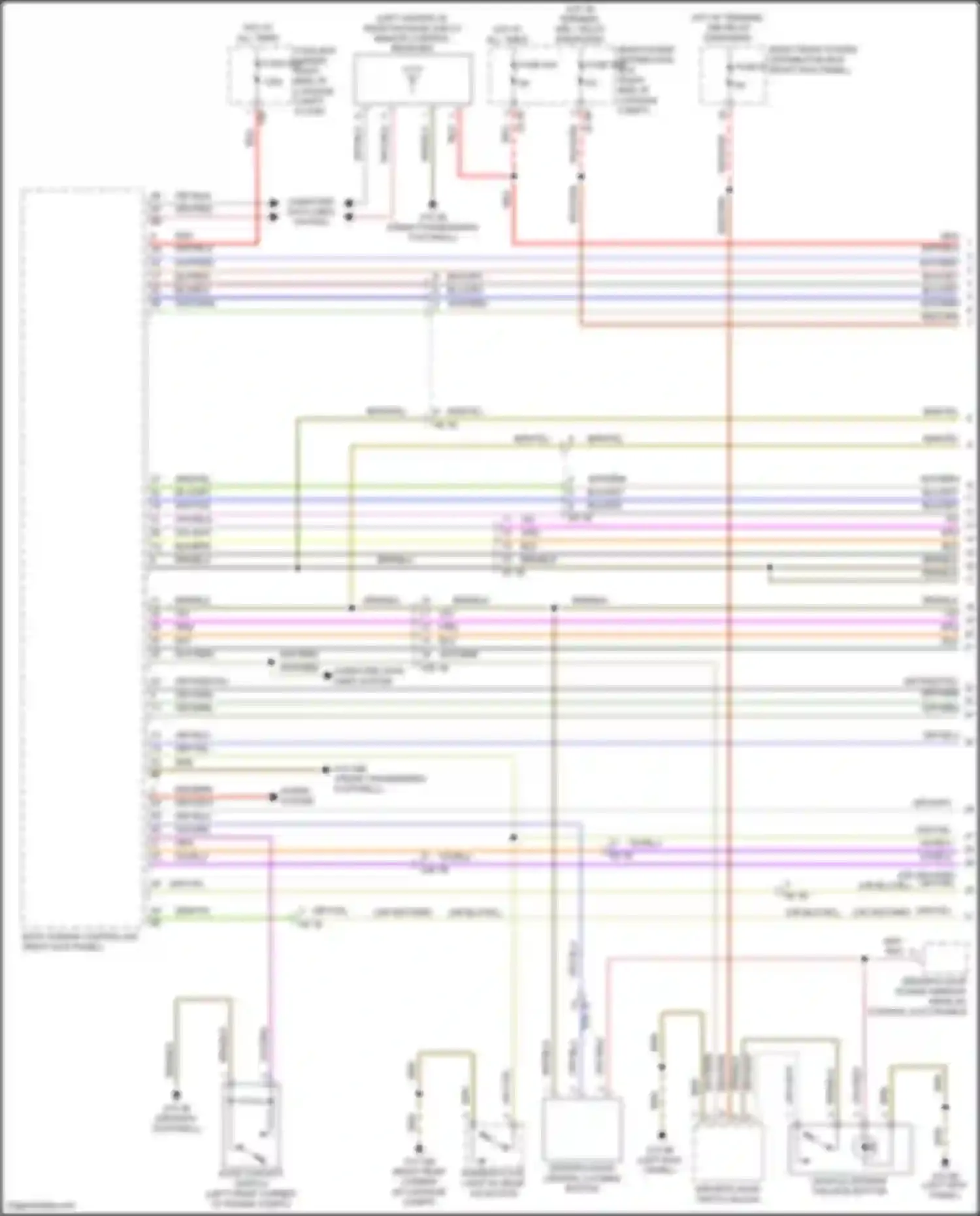 Wiring diagram computer data lines system for BMW 8 series Gran Coupe G16 (2018-2022) (67 of 82)