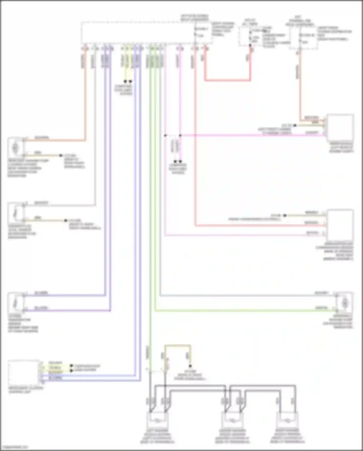 Wiring diagram computer data lines system for BMW 8 series Gran Coupe G16 (2018-2022) (70 of 82)