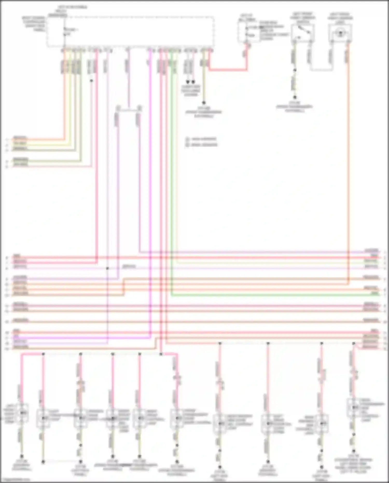 Wiring diagram computer data lines system for BMW 8 series Gran Coupe G16 (2018-2022) (79 of 82)
