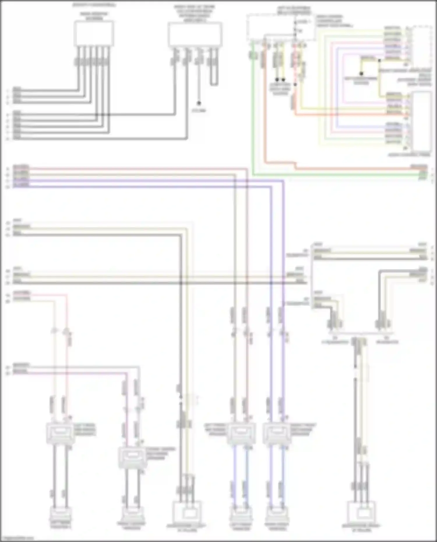 Wiring diagram computer data lines system for BMW 8 series Gran Coupe G16 (2018-2022) (39 of 82)