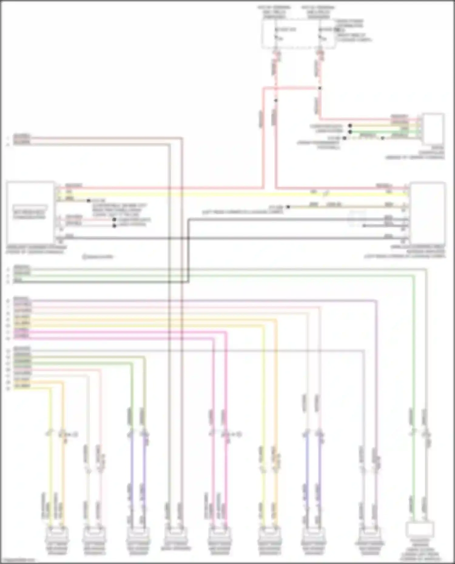 Wiring diagram computer data lines system for BMW 8 series Gran Coupe G16 (2018-2022) (33 of 82)