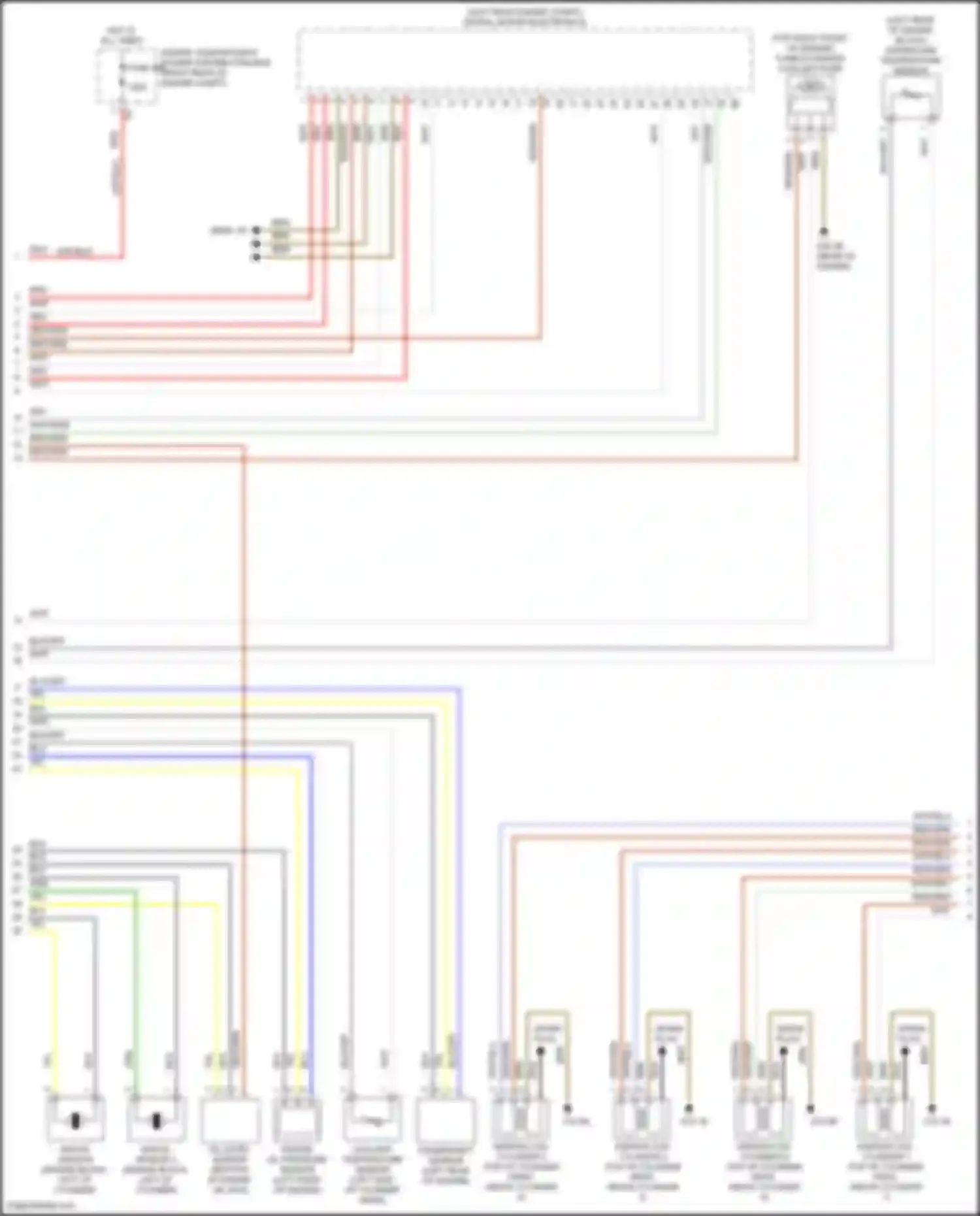 Wiring diagram crankcase temperature sensor for BMW 8 series Gran Coupe G16 (2018-2022) (4 of 4)