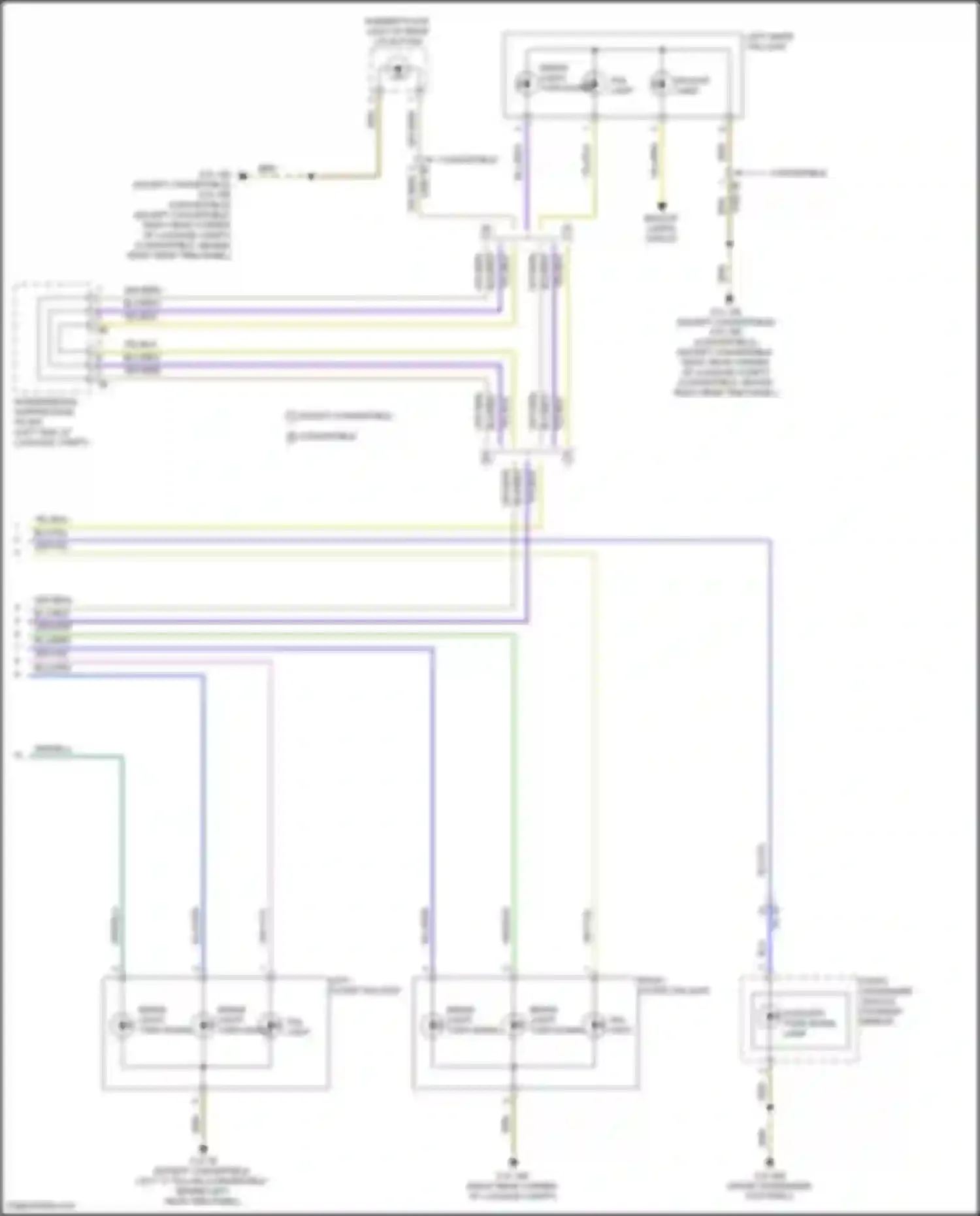 Wiring diagram interference suppression filter for BMW 8 series Gran Coupe G16 (2018-2022) (3 of 5)