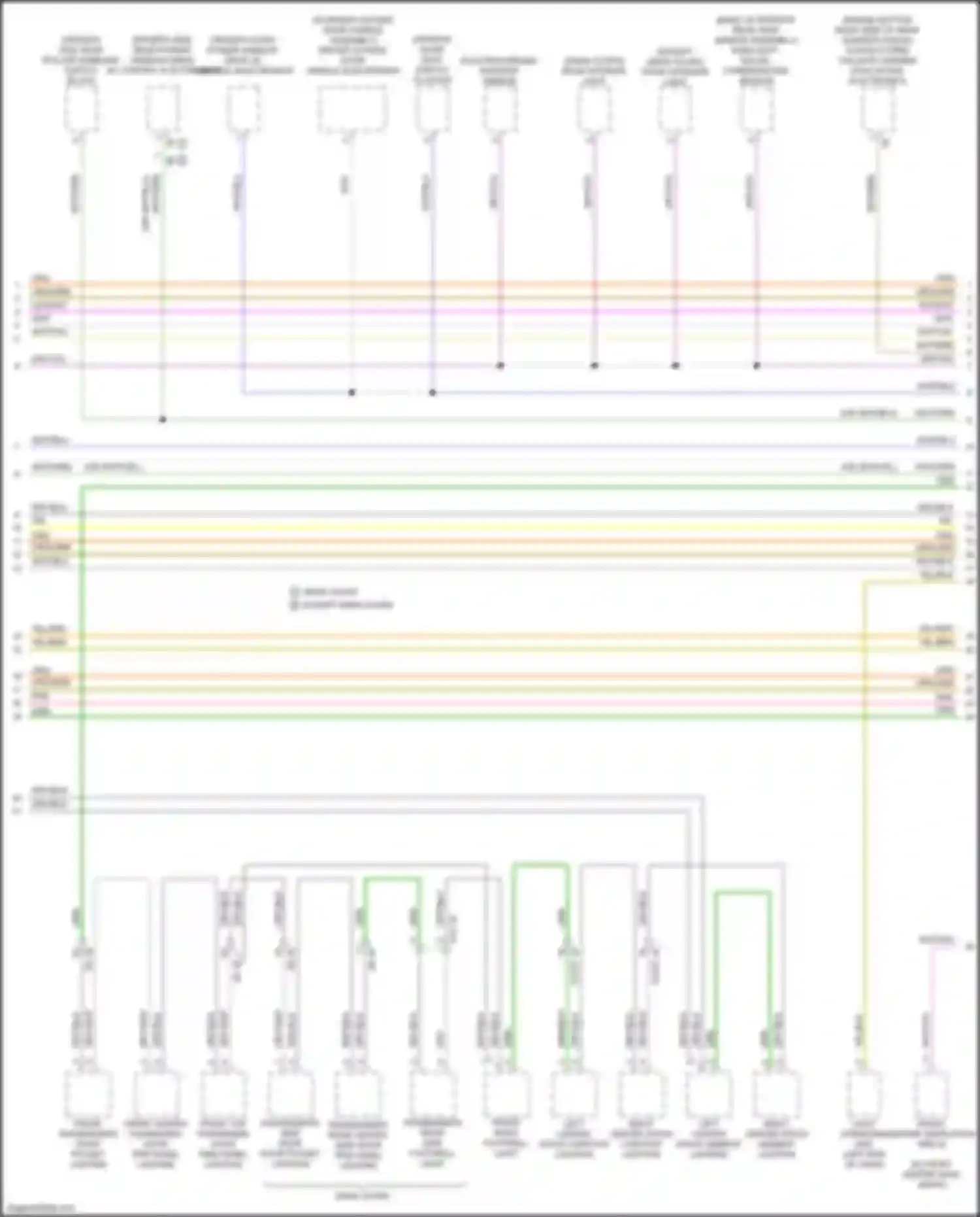 Wiring diagram light operating unit for BMW 8 series Gran Coupe G16 (2018-2022) (4 of 6)
