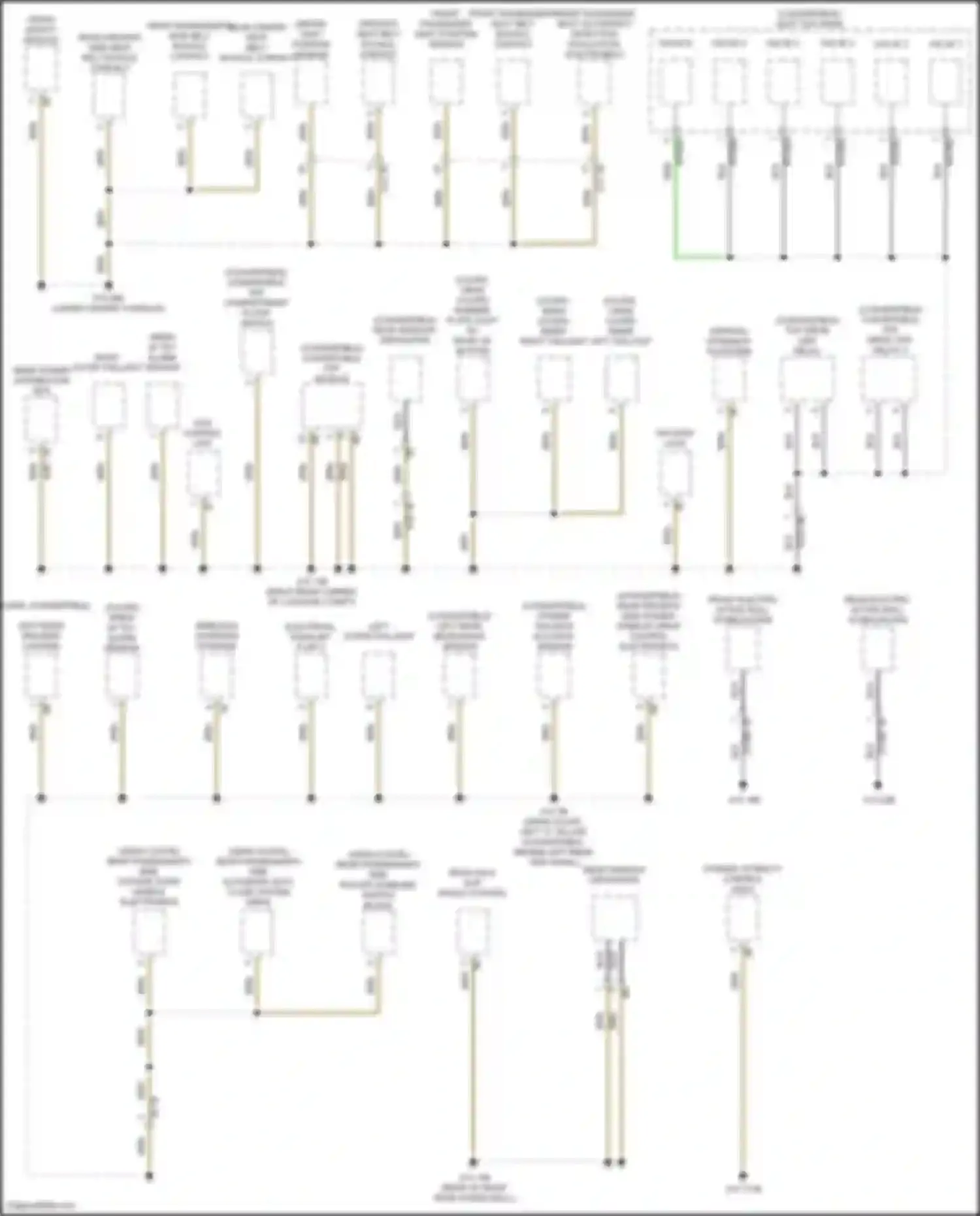 Wiring diagram vertical dynamics platform for BMW 8 series Gran Coupe G16 (2018-2022) (1 of 4)