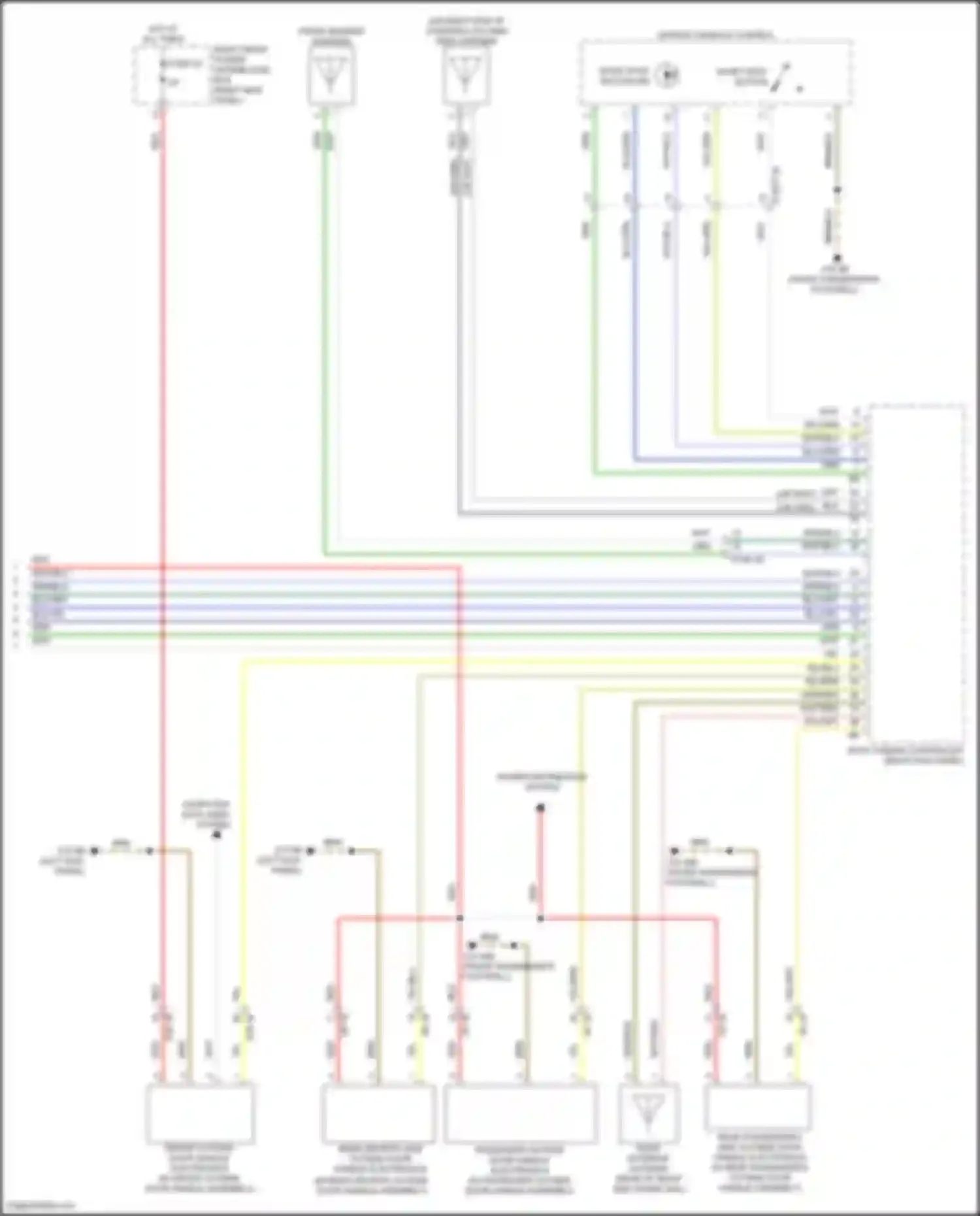 8 series BMW G14/G15 facelift (2022-2024): Access/start circuit (2 of 2)