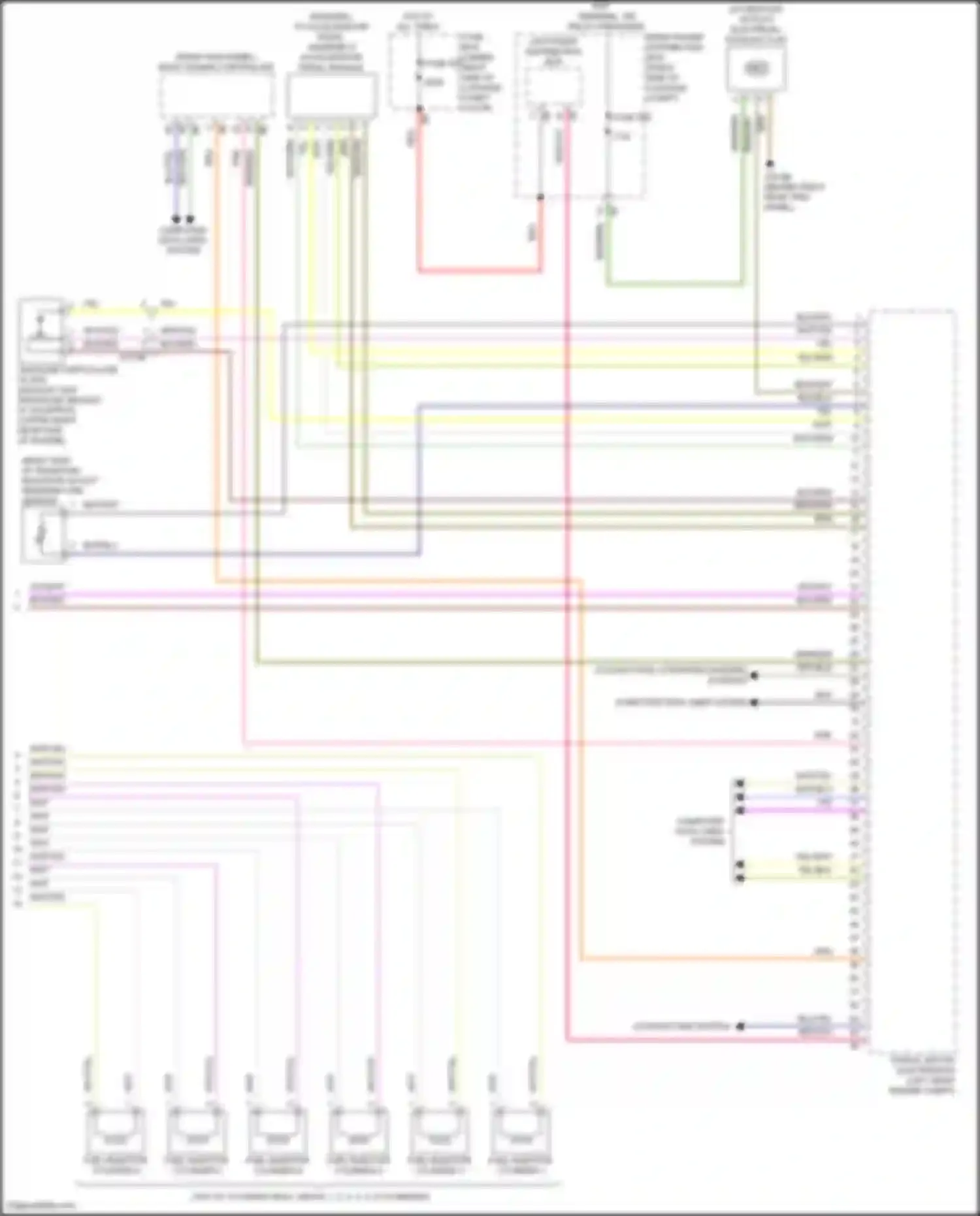 8 series BMW G14/G15 facelift (2022-2024): Wiring diagram engine performance 3.0l turbo (6 of 6)