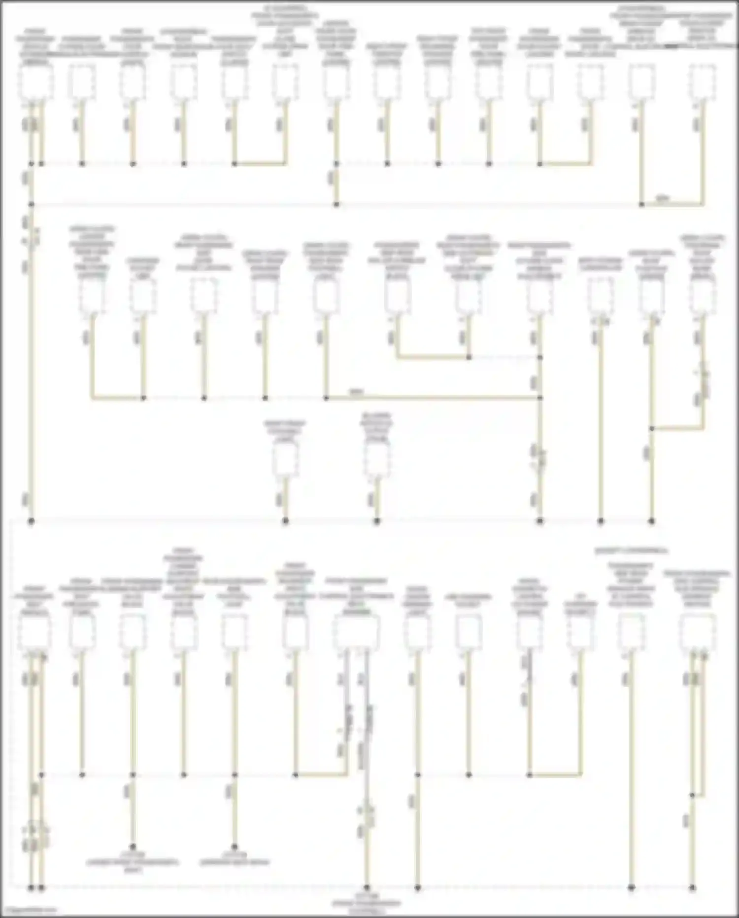 8 series BMW G14/G15 facelift (2022-2024): Ground distribution circuit (1 of 5)