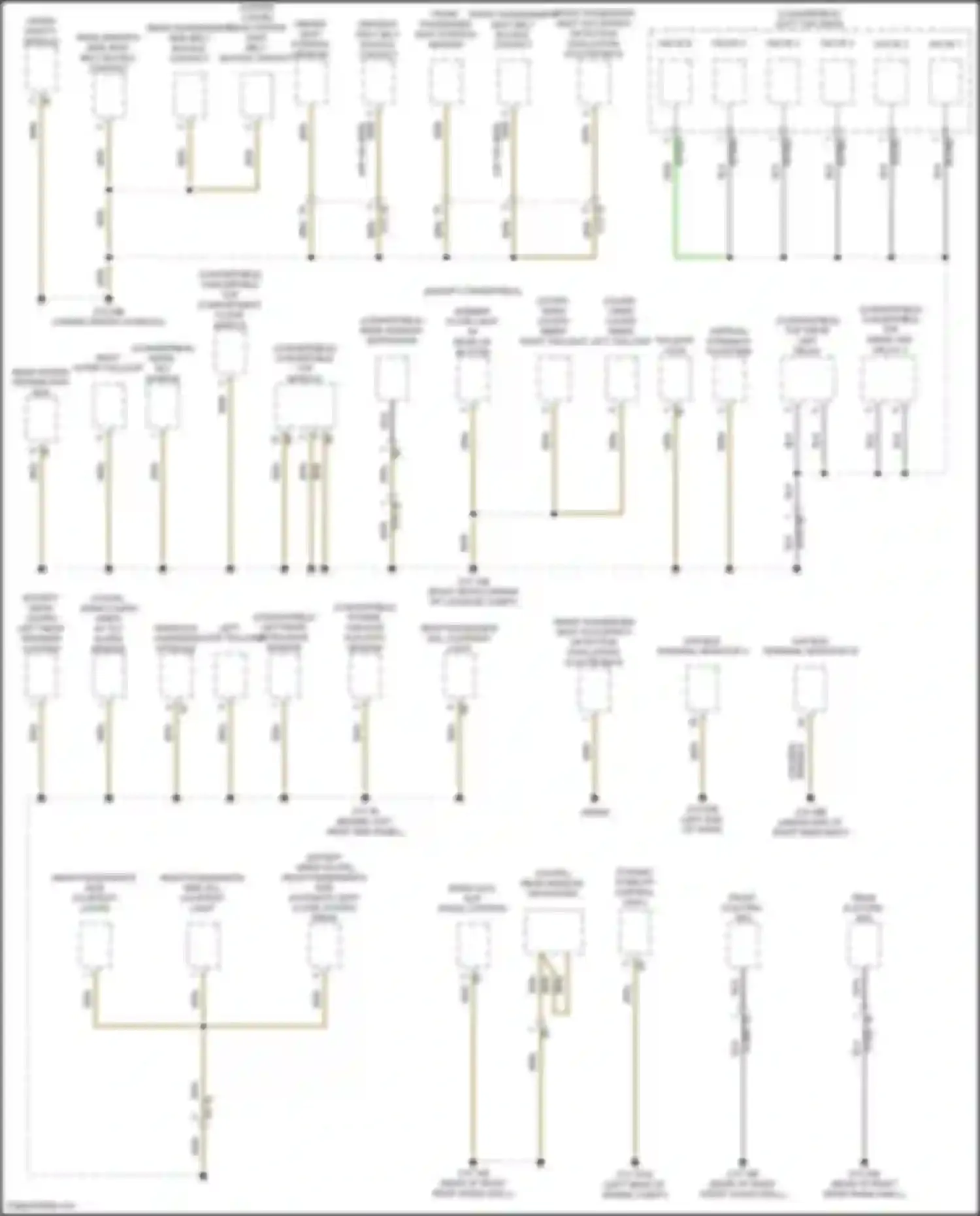8 series BMW G14/G15 facelift (2022-2024): Ground distribution circuit (3 of 5)