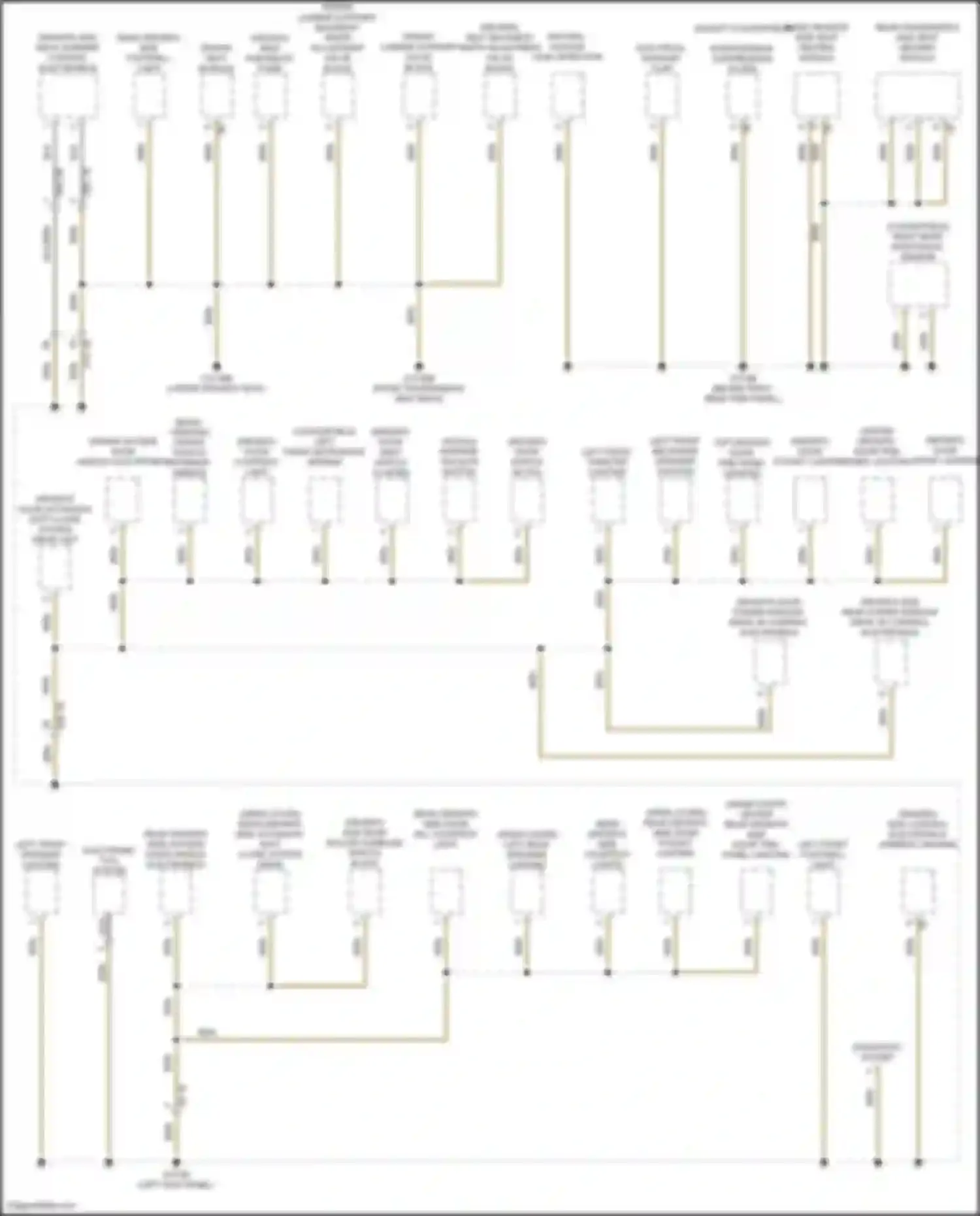 8 series BMW G14/G15 facelift (2022-2024): Ground distribution circuit (4 of 5)