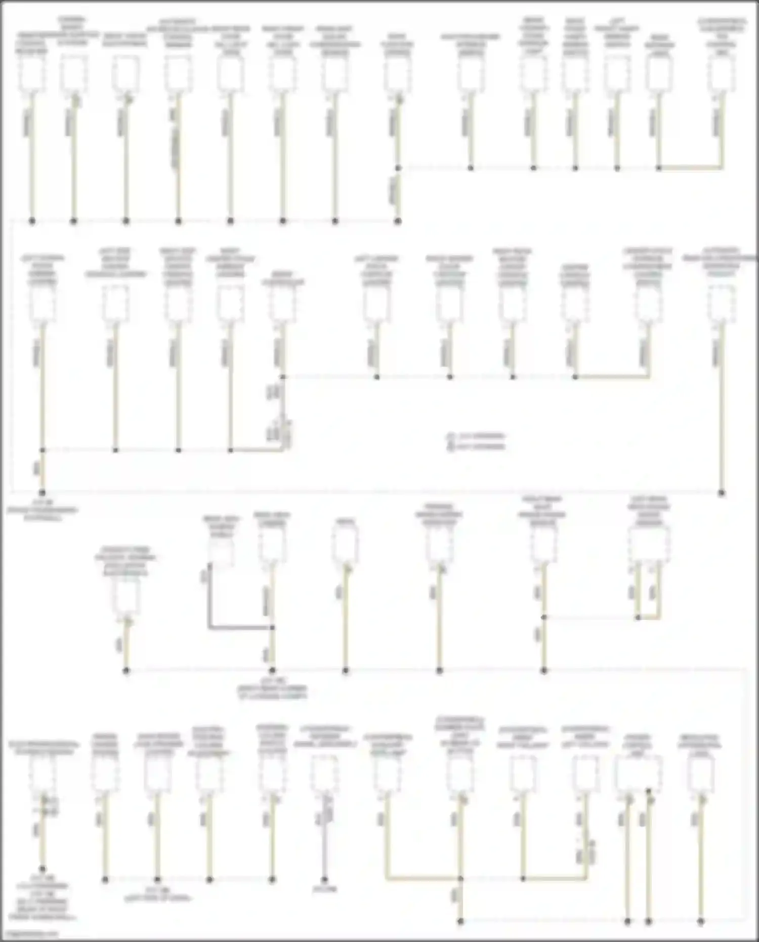 8 series BMW G14/G15 facelift (2022-2024): Ground distribution circuit (5 of 5)