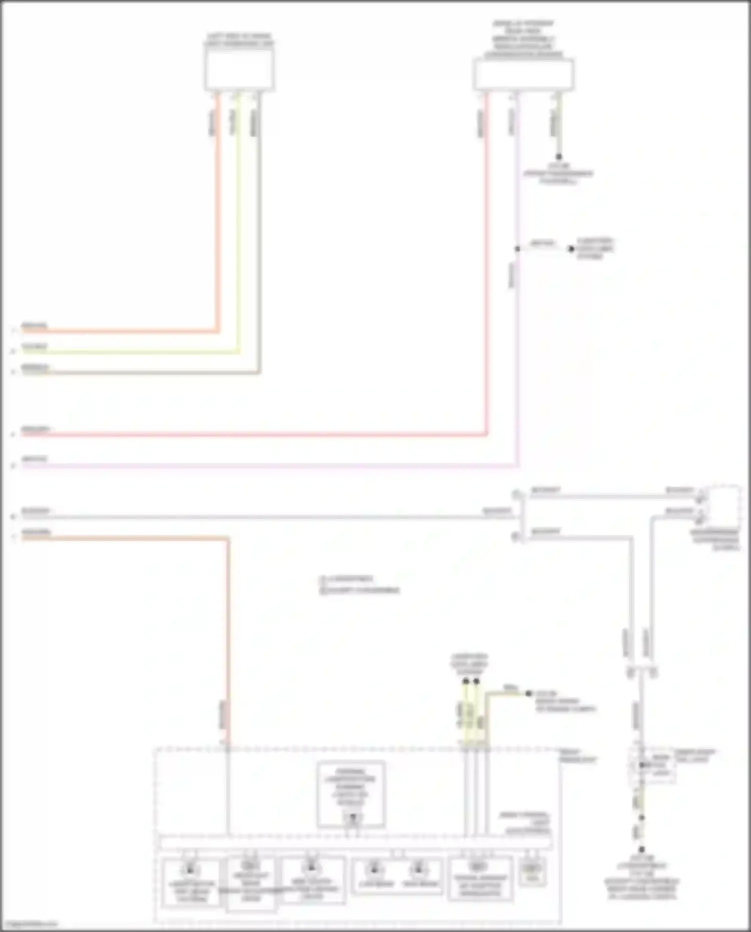 8 series BMW G14/G15 facelift (2022-2024): Headlights circuit (2 of 2)