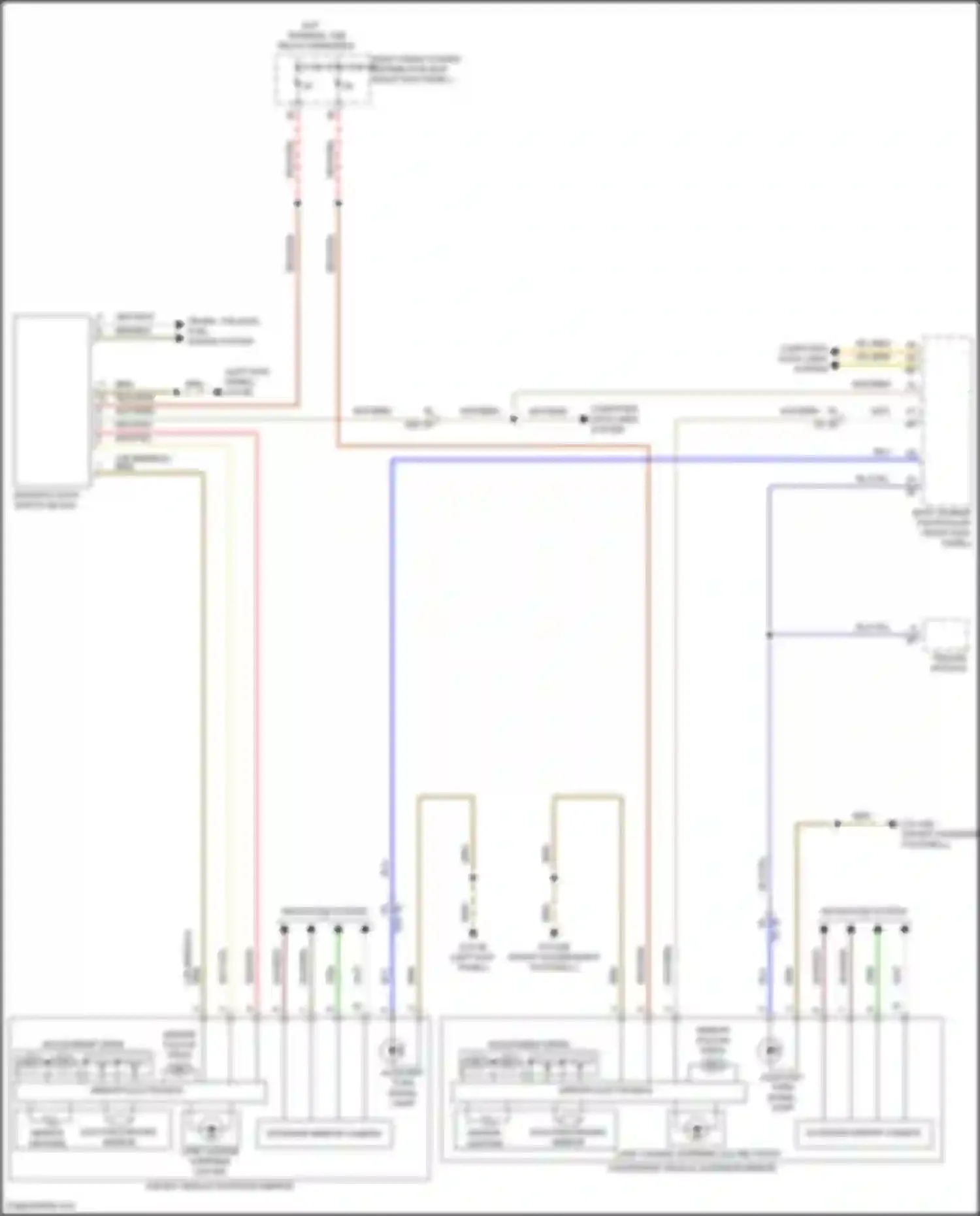 8 series BMW G14/G15 facelift (2022-2024): Memory mirrors circuit